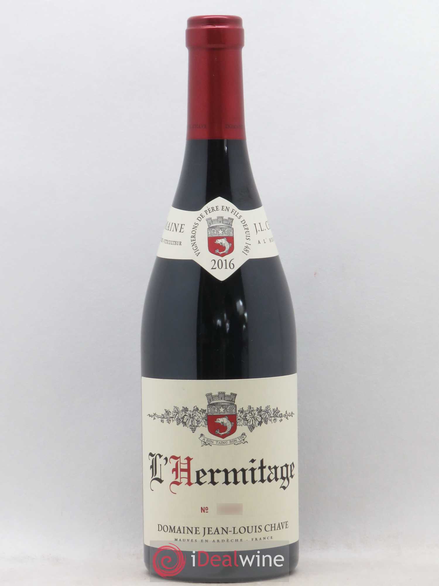 Hermitage Jean-Louis Chave 2016 - Lot de 1 bouteille - 0