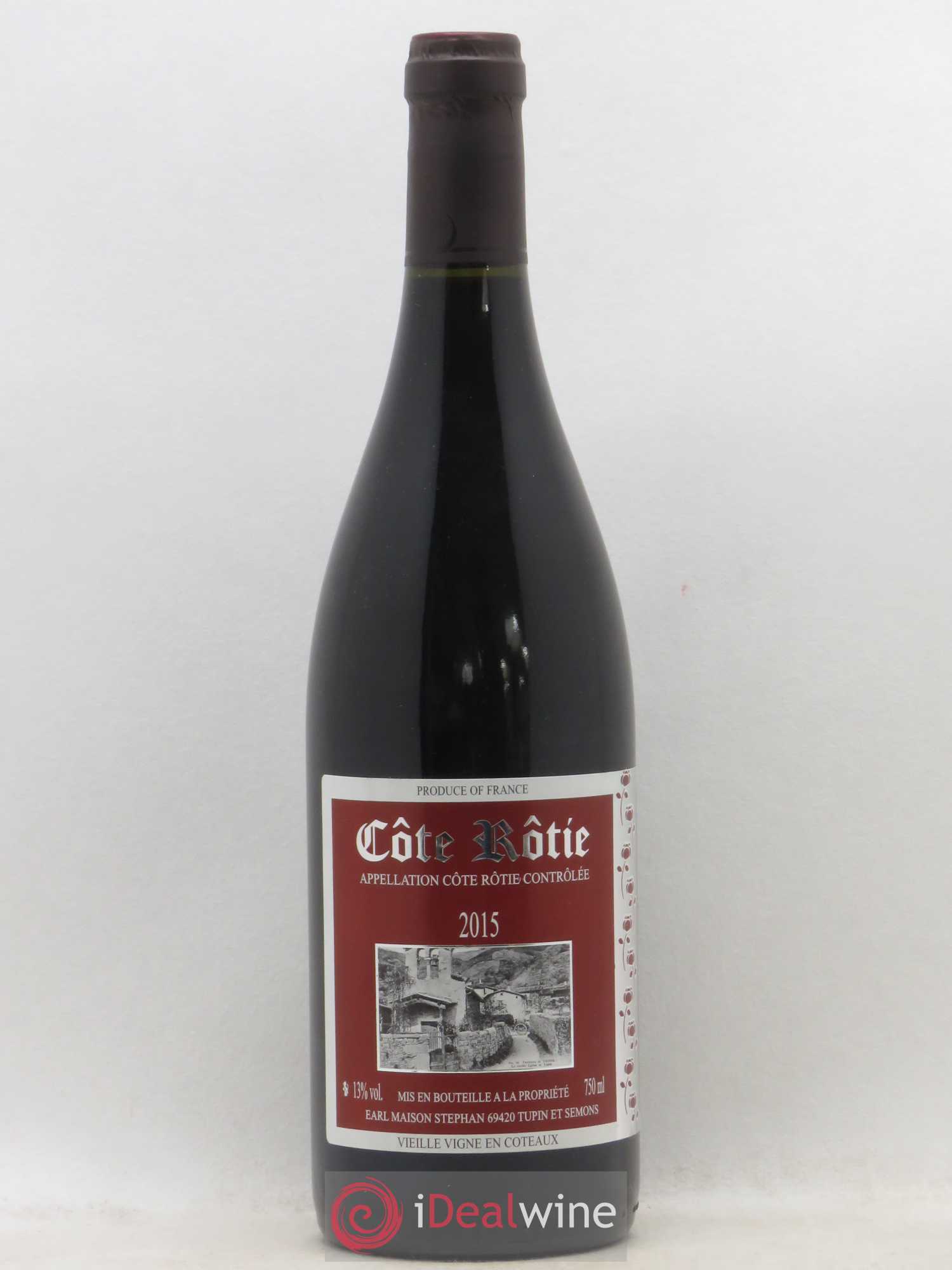 Côte-Rôtie Vieilles Vignes en Coteaux Jean-Michel Stephan 2015 - Lot de 1 bouteille - 0