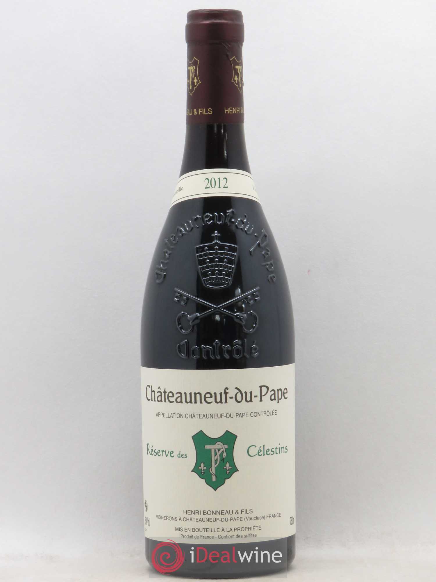 Châteauneuf-du-Pape Réserve des Célestins Henri Bonneau & Fils 2012 - Lot de 1 bouteille - 0