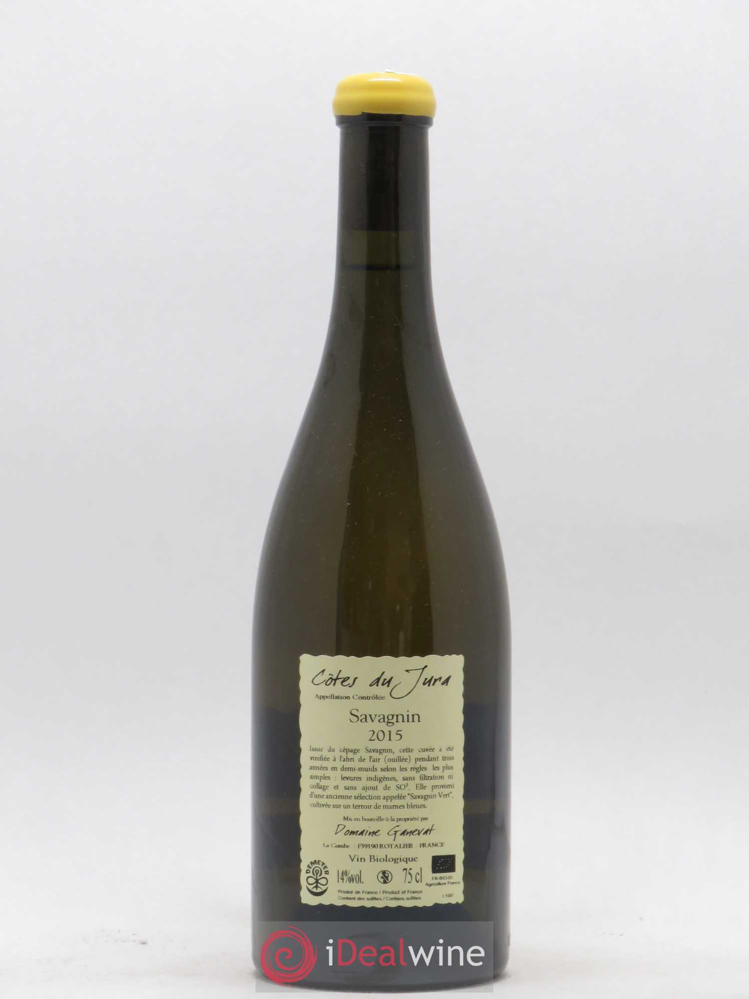 Côtes du Jura Les Chalasses Marnes Bleues Jean-François Ganevat (Domaine) 2015 - Lot de 1 bouteille - 1