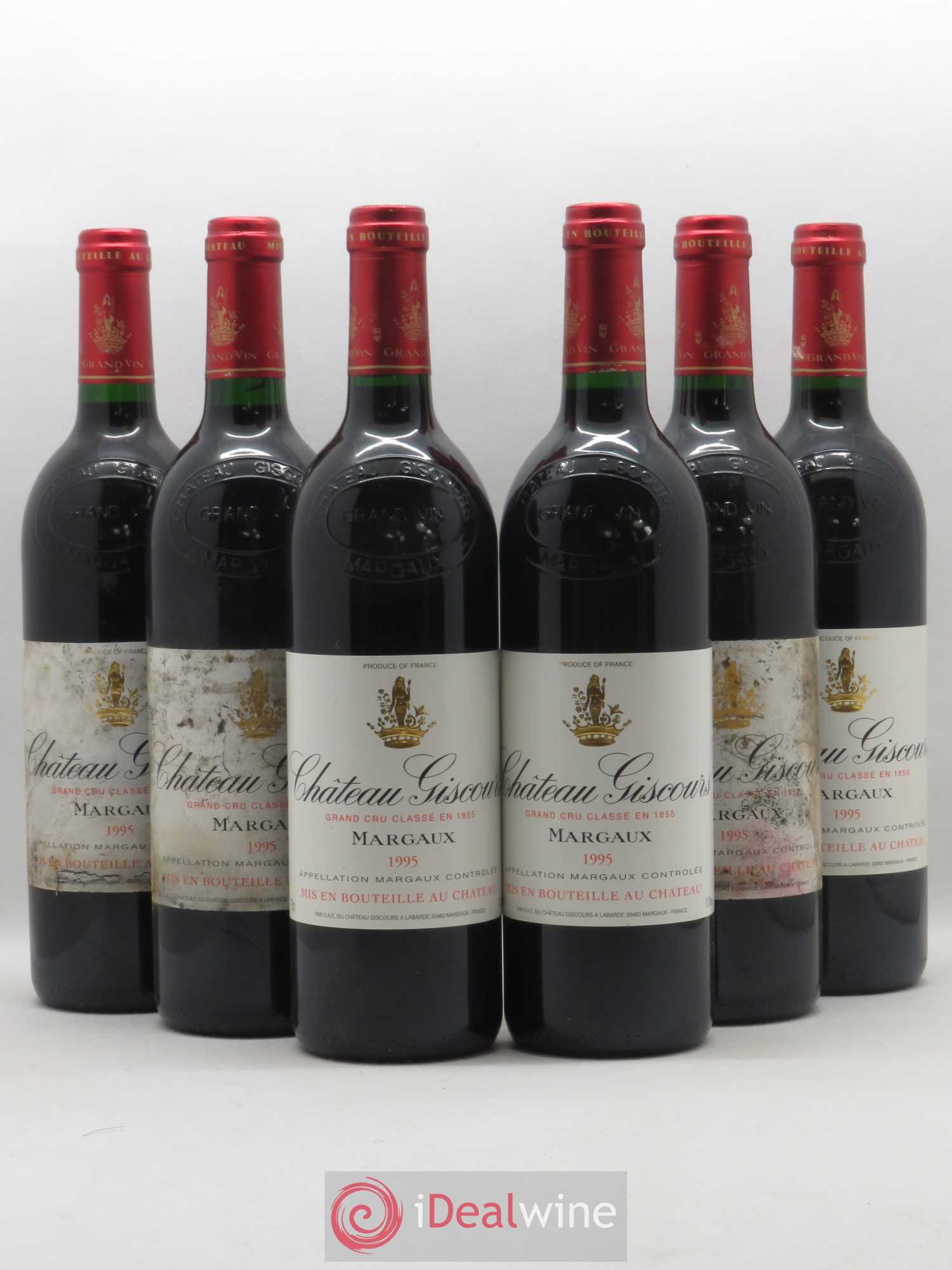 Château Giscours 3ème Grand Cru Classé 1995 - Lot de 6 bouteilles - 0