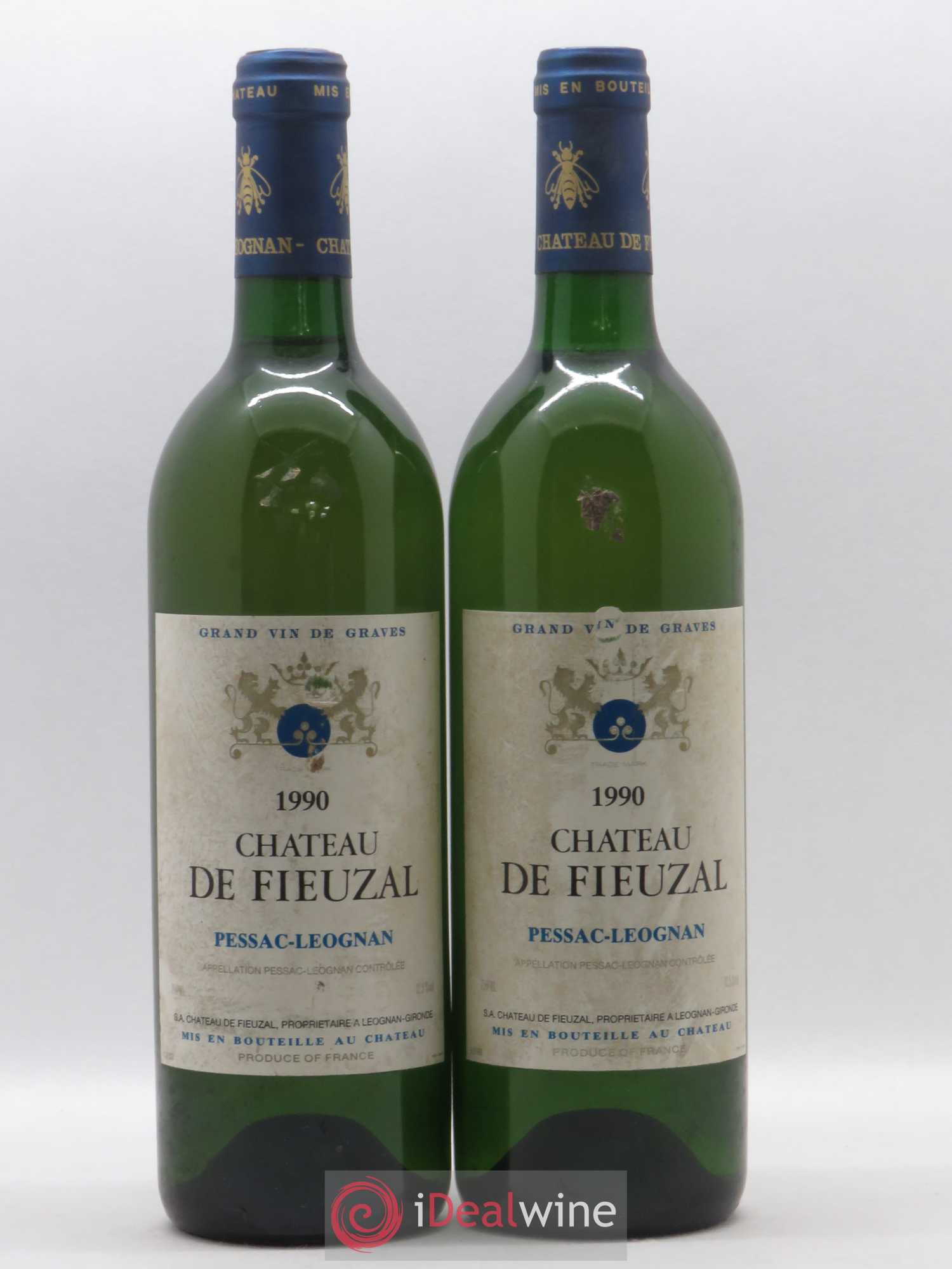 Château de Fieuzal 1990 - Lot de 2 bouteilles - 0