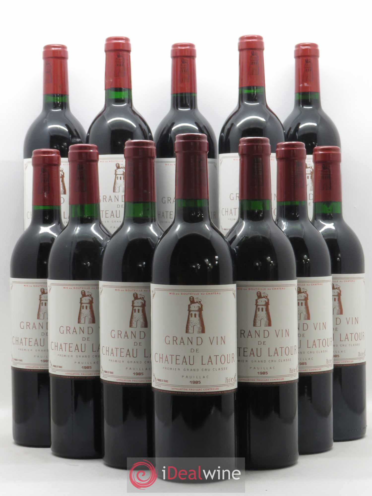 Château Latour 1er Grand Cru Classé 1985 - Lot de 12 bouteilles - 0