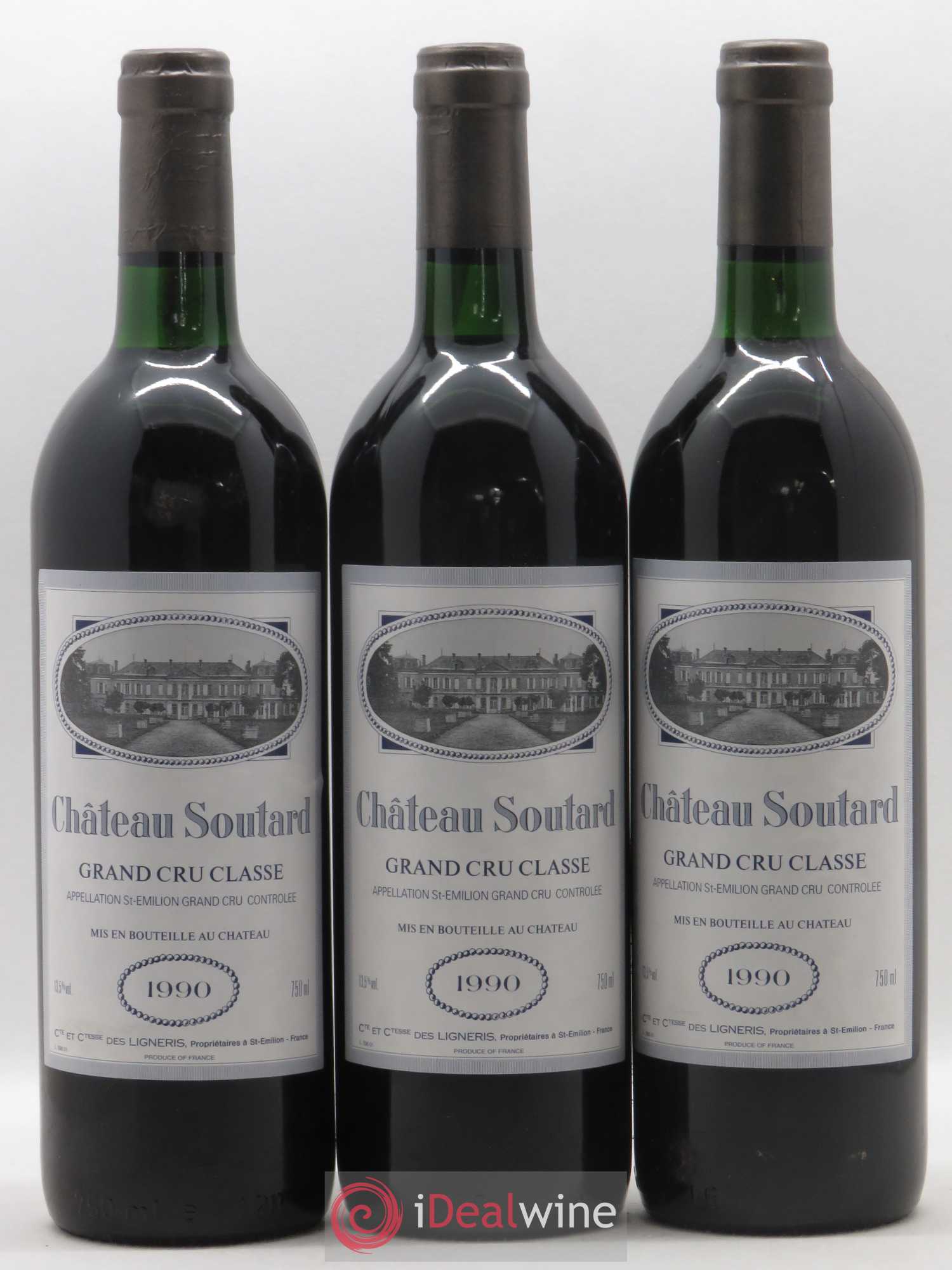 Château Soutard Grand Cru Classé 1990 - Lot de 12 bouteilles - 3