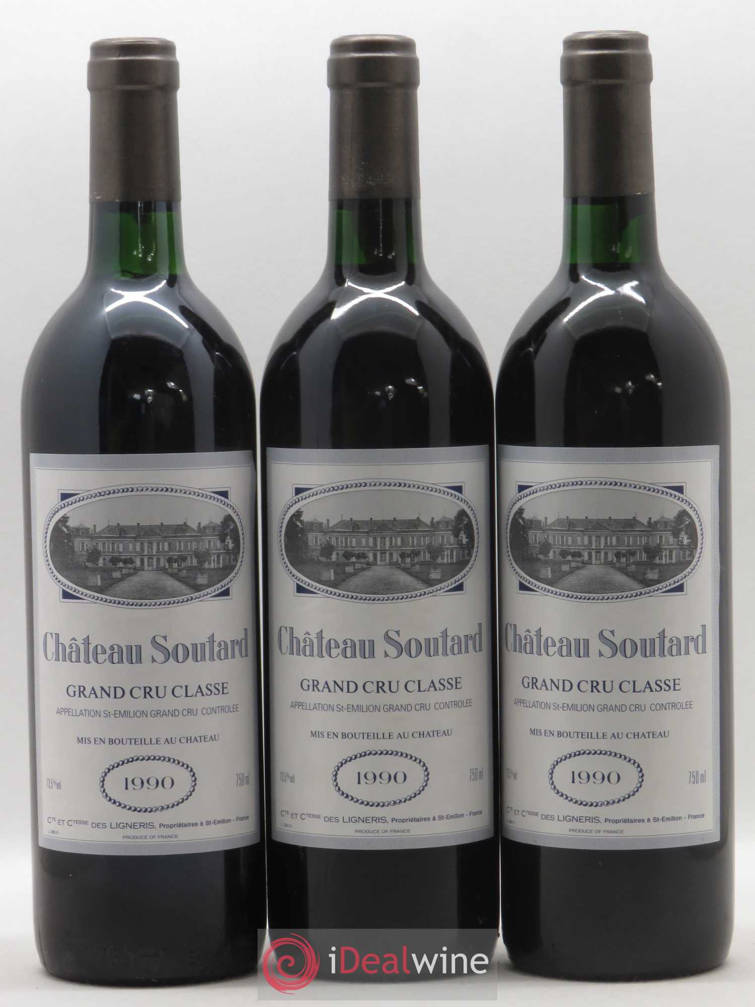 Château Soutard Grand Cru Classé 1990 - Lot de 12 bouteilles - 4