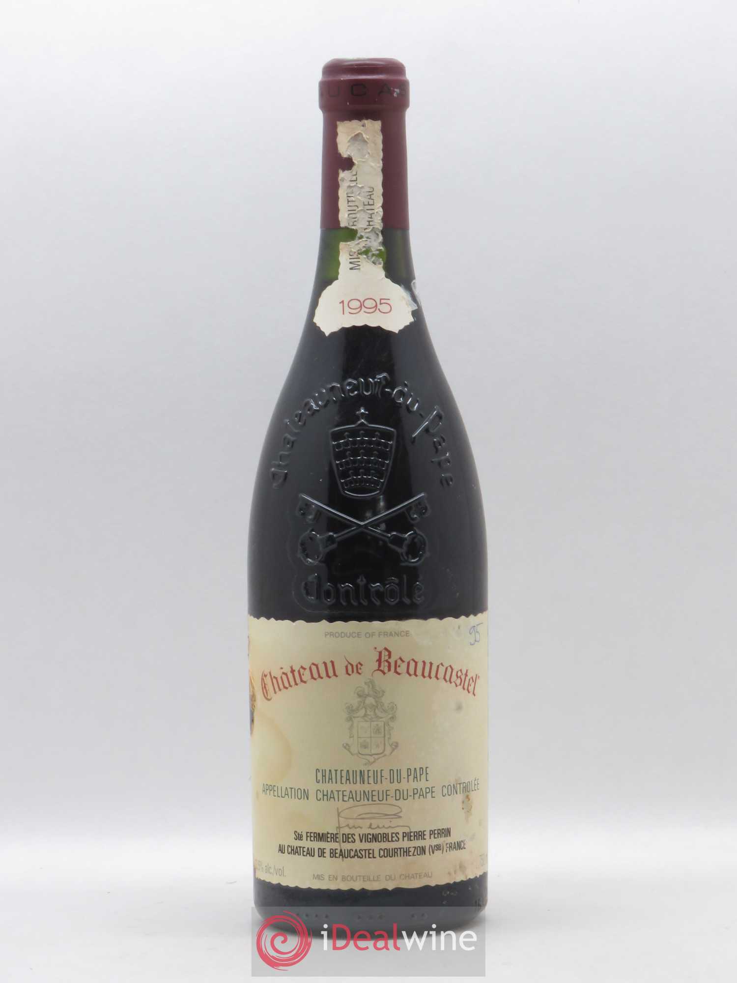 Châteauneuf-du-Pape Château de Beaucastel Famille Perrin 1995 - Lot de 1 bouteille - 0