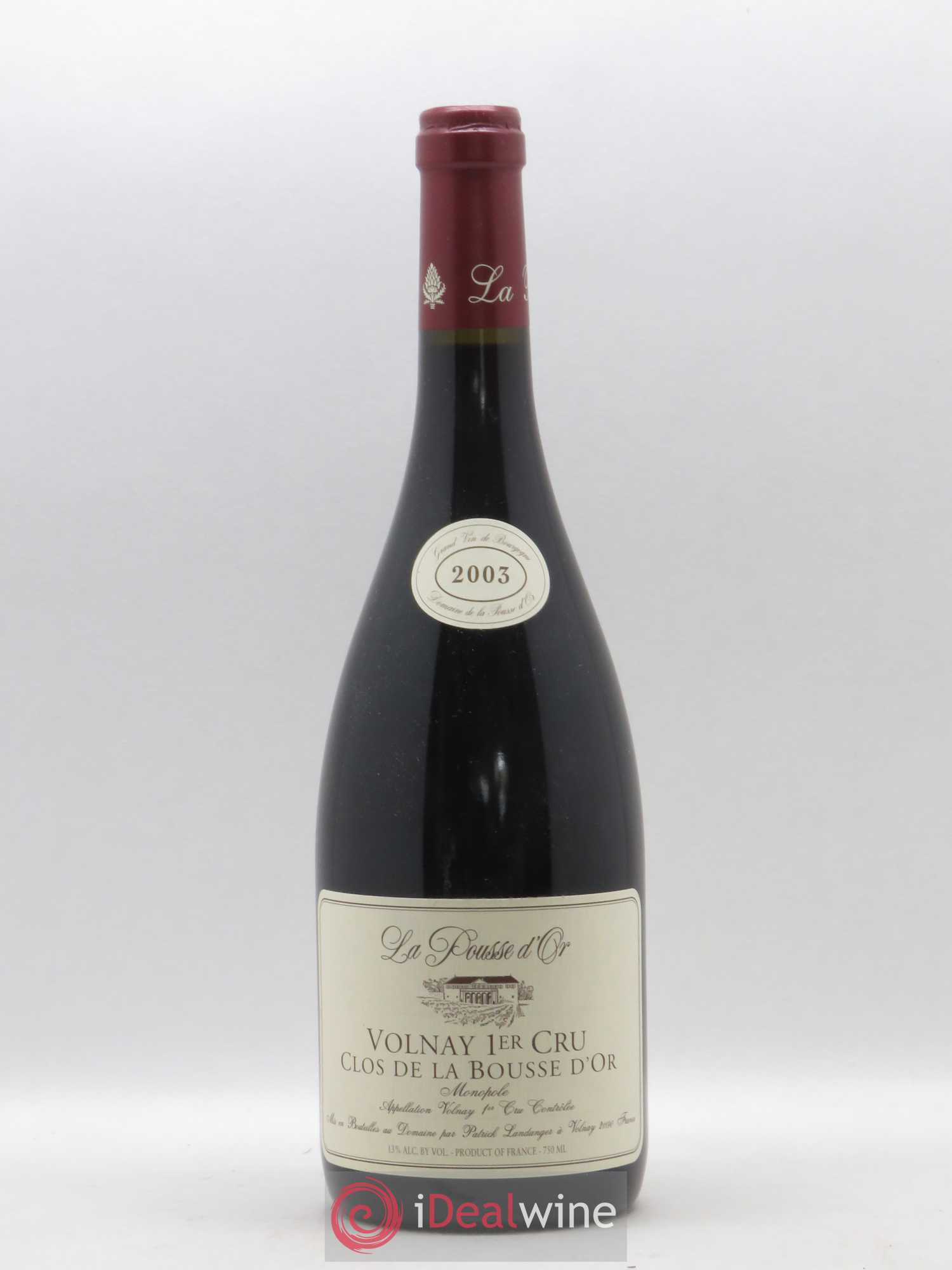 Volnay 1er Cru Clos de la Bousse d'Or La Pousse d'Or (Domaine de) 2003 - Lot de 1 bouteille - 0