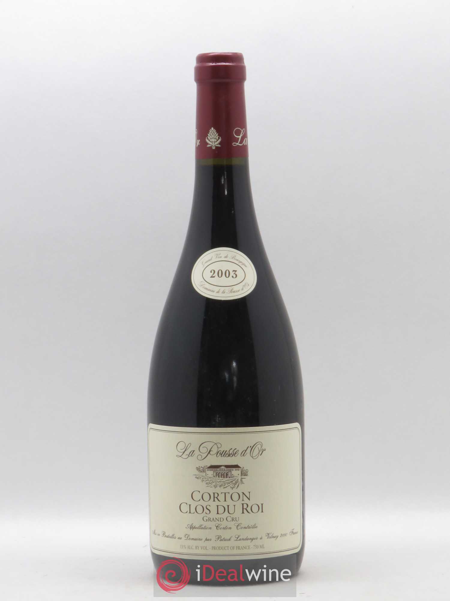 Corton Grand Cru Clos du Roi La Pousse d'Or (Domaine de) 2003 - Lot de 1 bouteille - 0