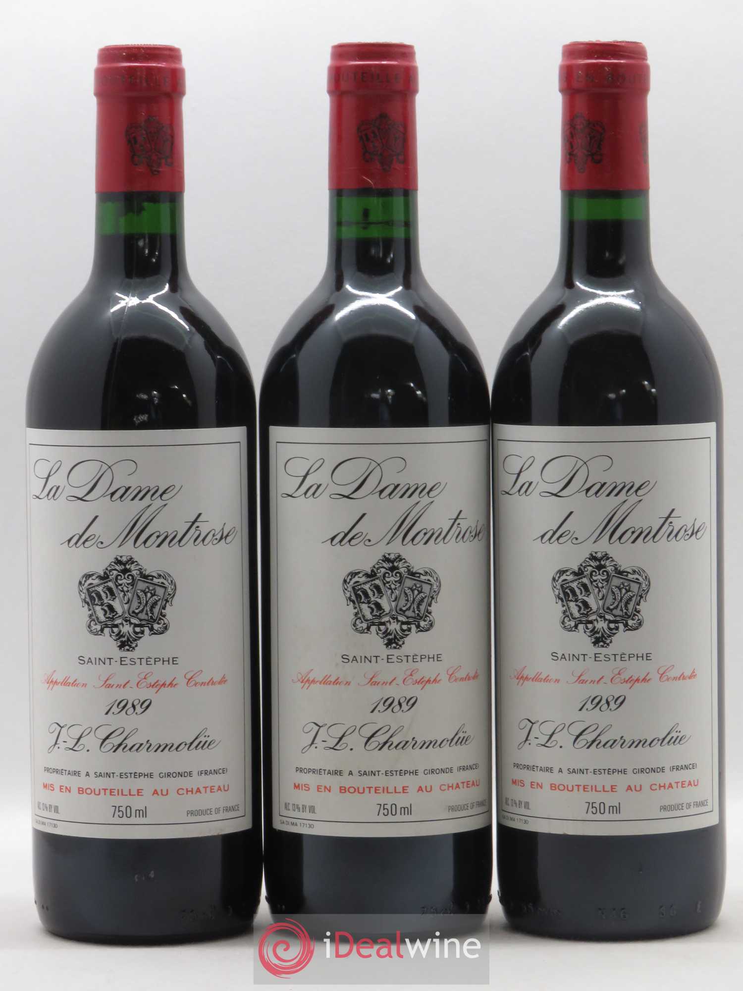 La Dame de Montrose Second Vin 1989 - Lot de 12 bouteilles - 4