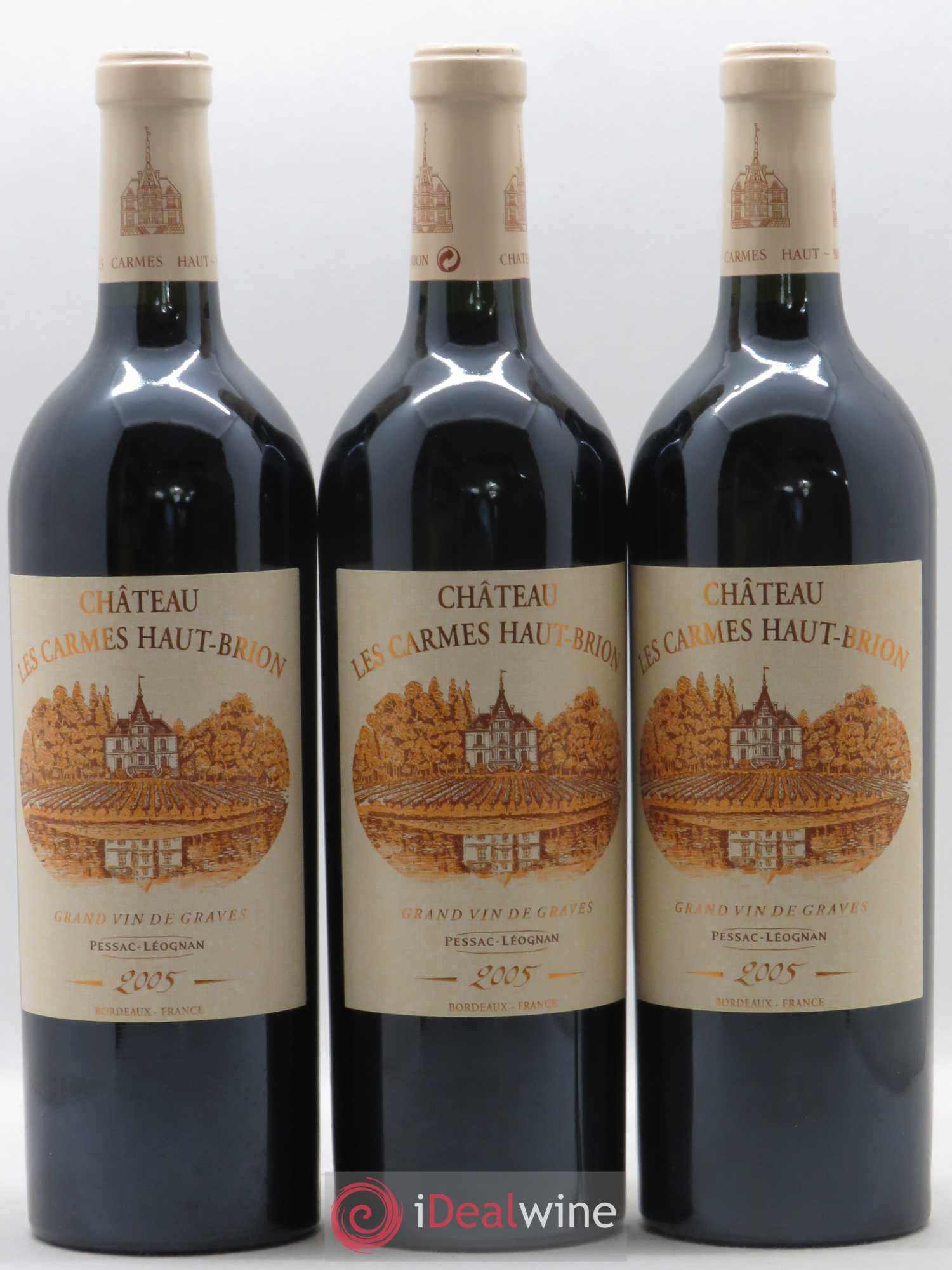 Château Les Carmes Haut-Brion 2005 - Lot de 12 bouteilles - 2