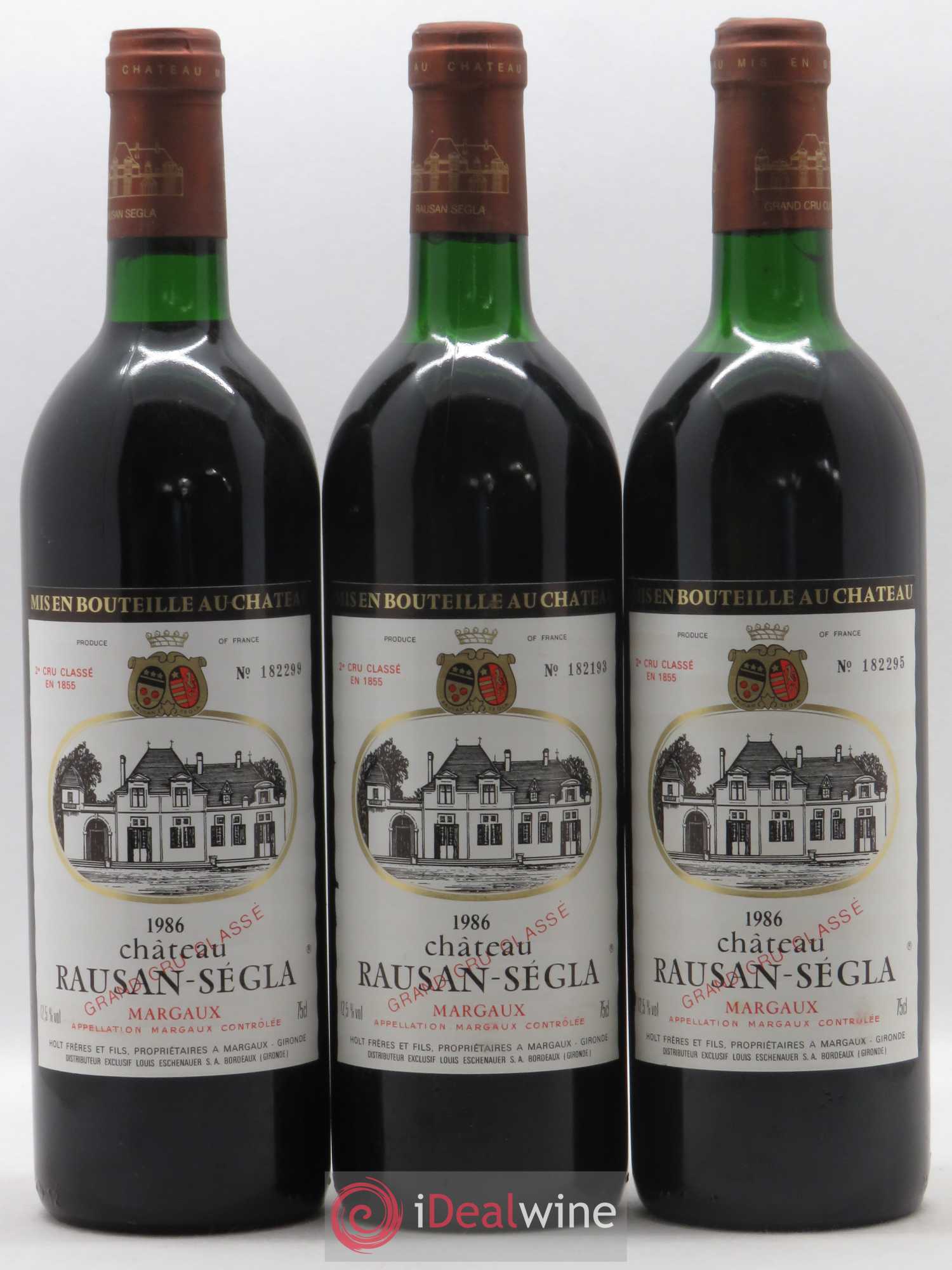 Château Rauzan Ségla Grand Cru Classé 1986 - Posten von 12 Flaschen - 4
