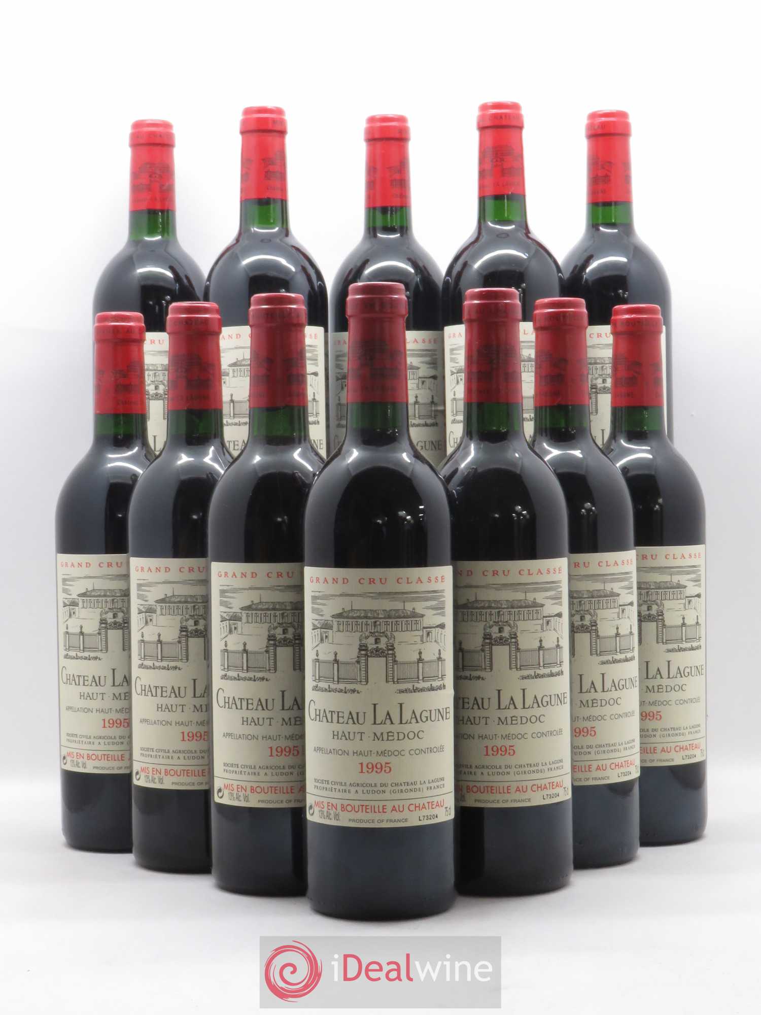 Château la Lagune 3ème Grand Cru Classé 1995 - Lot de 12 bouteilles - 0