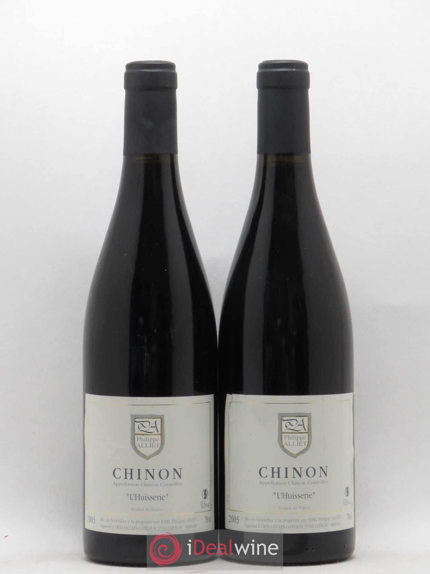Chinon L'Huisserie Philippe Alliet 2005 - Lot de 2 bouteilles - 0