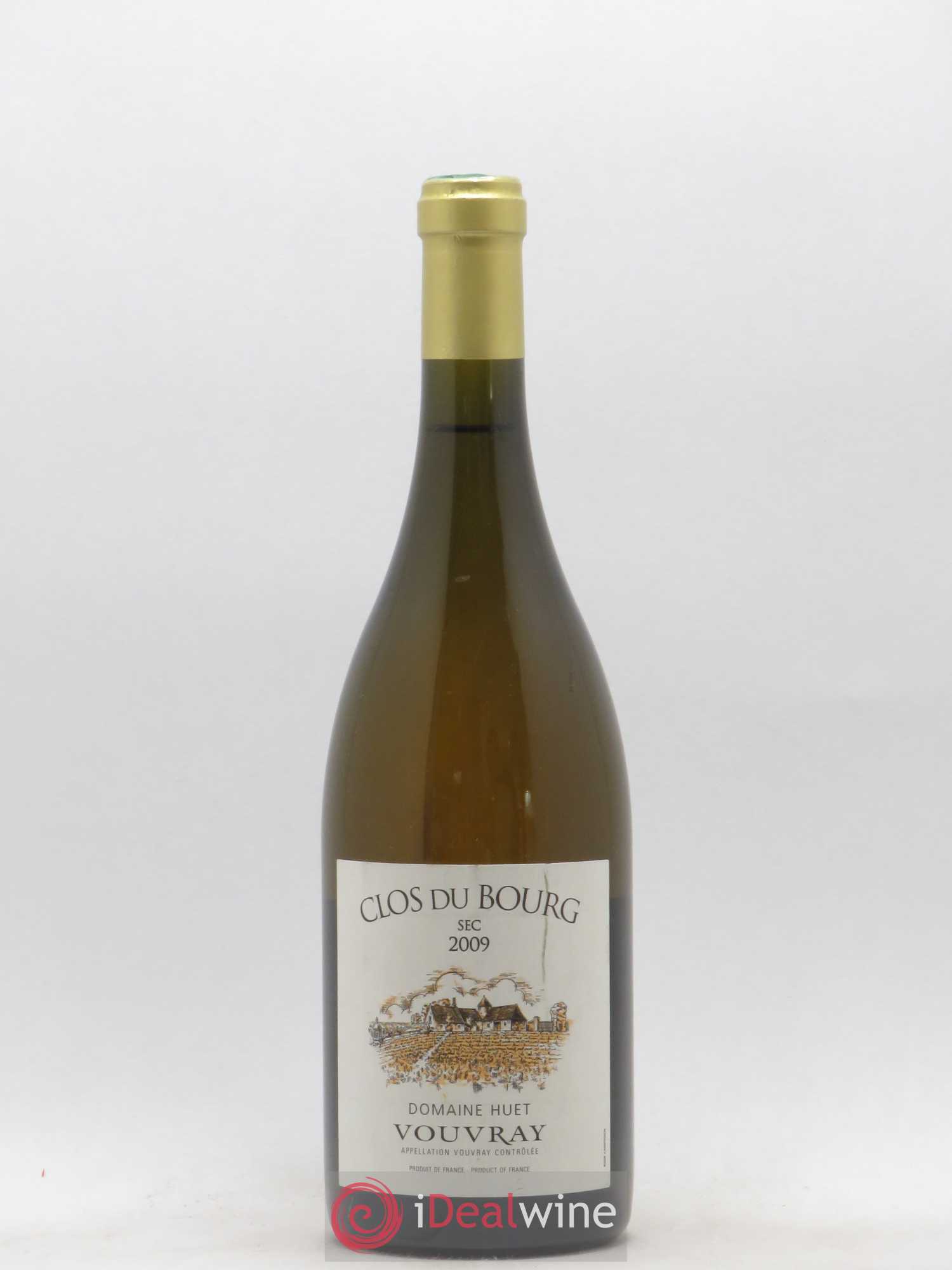 Vouvray Clos du Bourg Sec Domaine Huet 2009 - Lot de 1 bouteille - 0