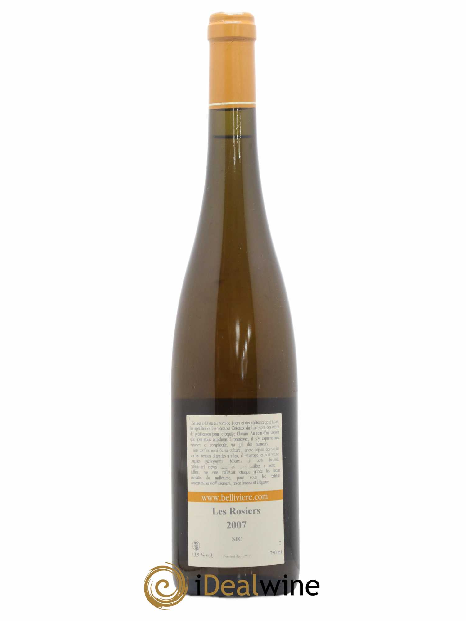 Jasnières Les Rosiers Domaine de Bellivière 2007 - Lot of 1 bottle - 1