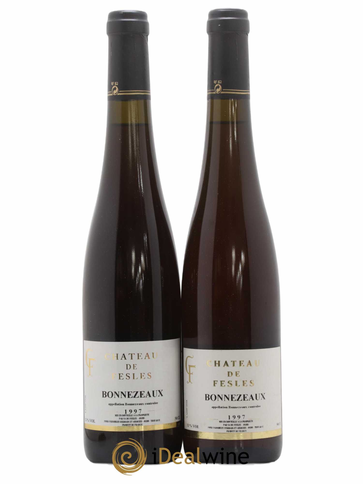 Bonnezeaux Château de Fesles 50CL 1997 - Lotto di 2 bottiglie - 0