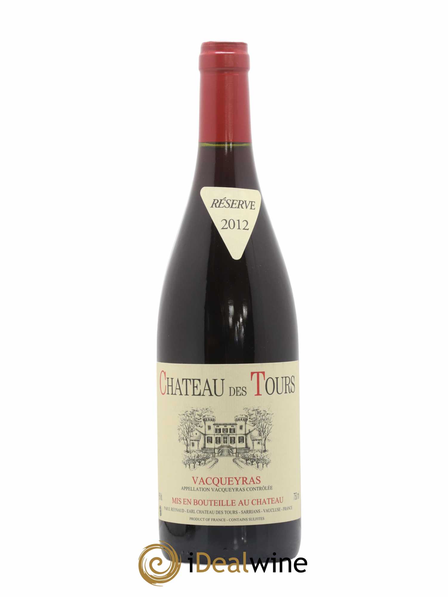 Vacqueyras Château des Tours Emmanuel Reynaud 2012 - Lot de 1 bouteille - 0