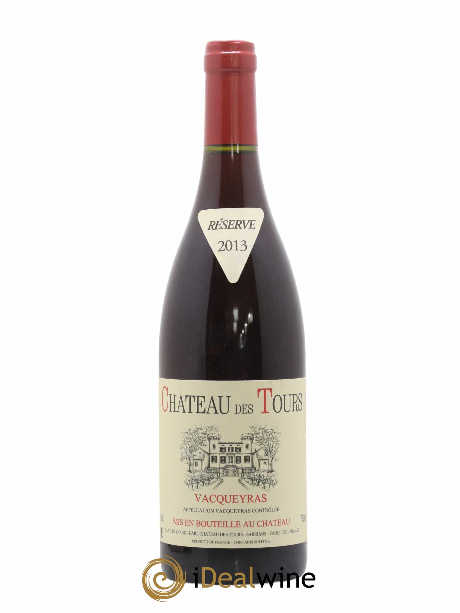 Vacqueyras Château des Tours Emmanuel Reynaud 2013 - Lot de 1 bouteille - 0