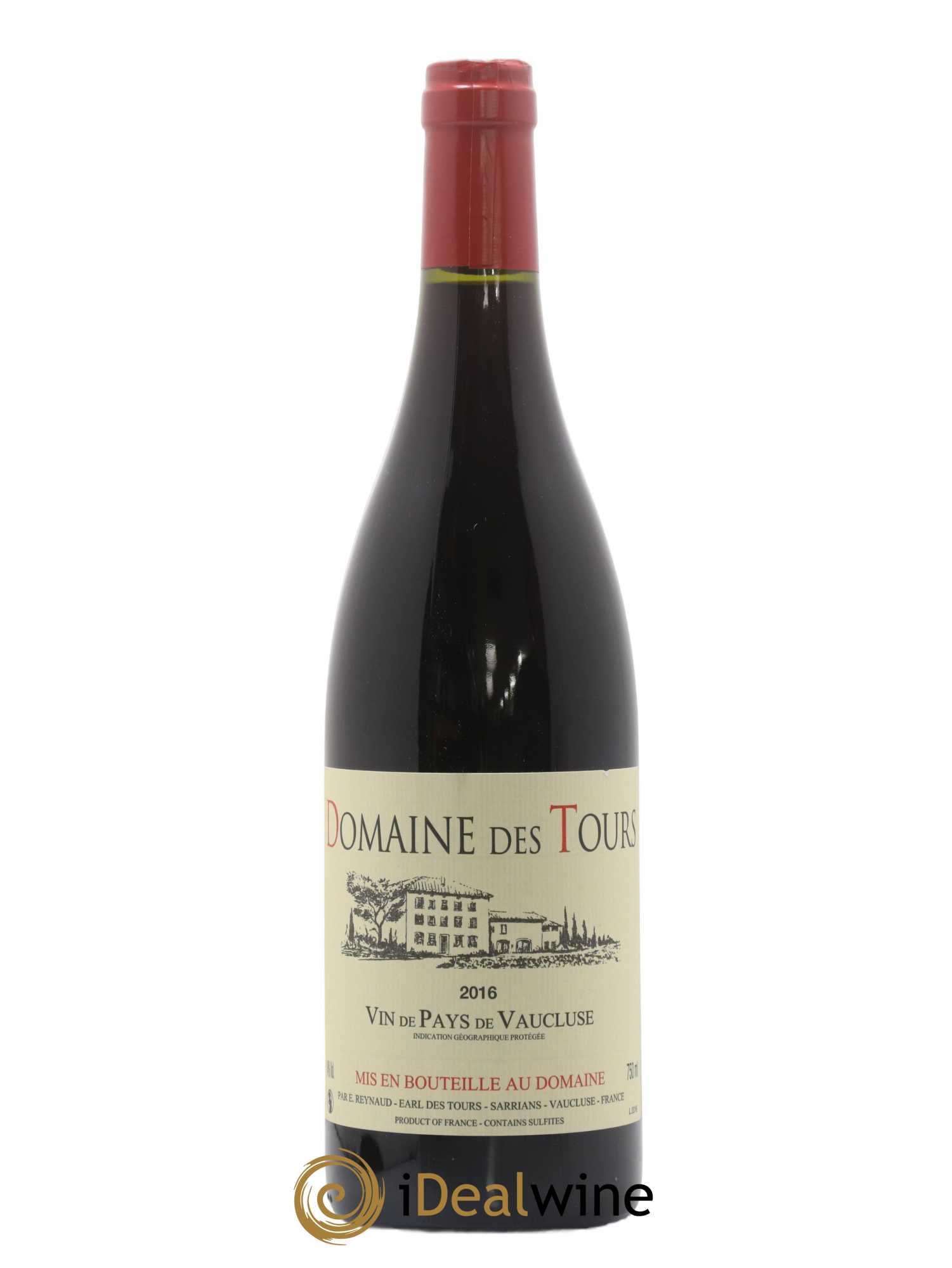 Vaucluse (Vin de Pays de Vaucluse) Domaine des Tours Emmanuel Reynaud 2016 - Lot de 1 bouteille - 0