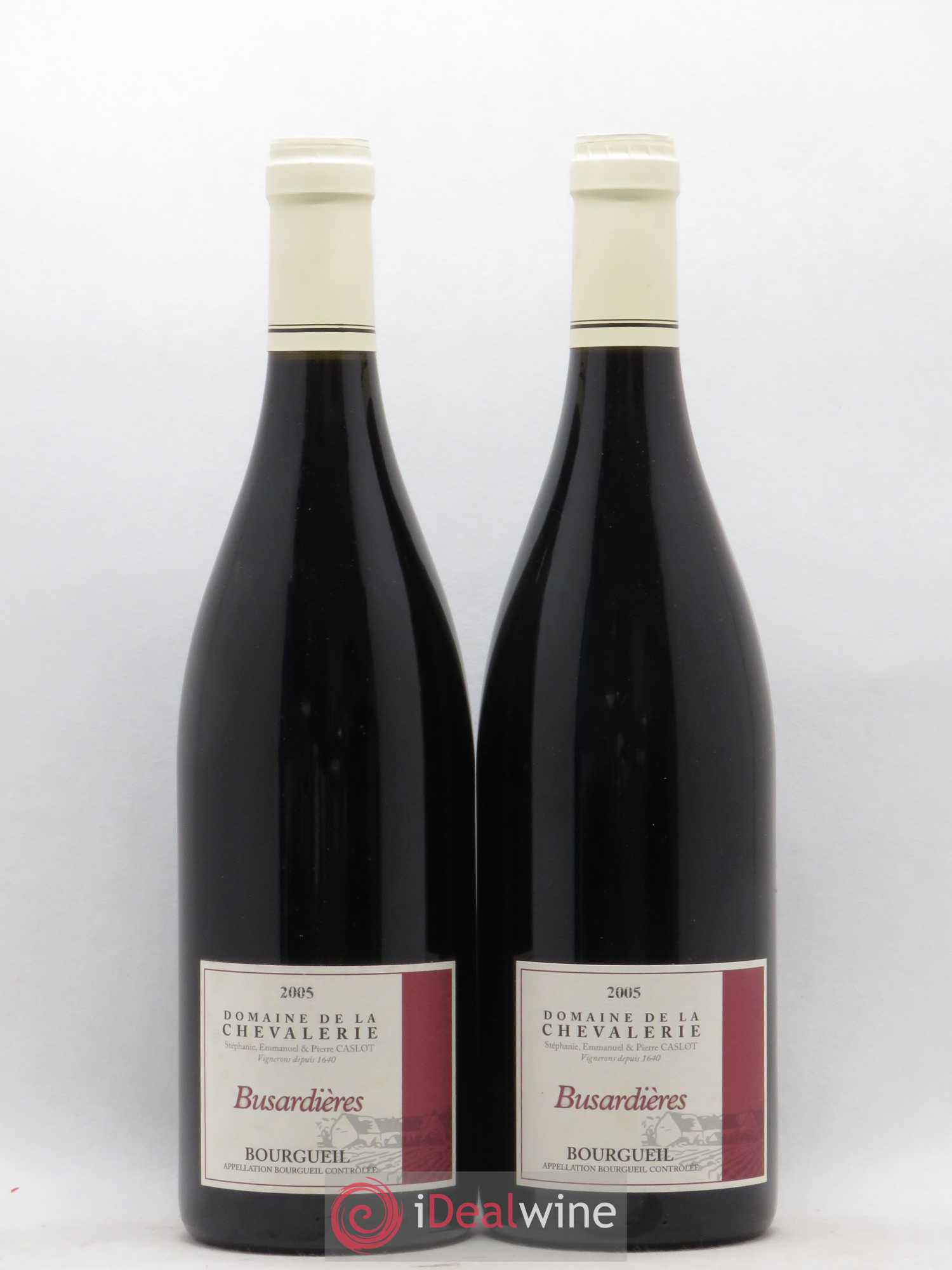 Bourgueil Busardières Domaine de la Chevalerie 2005 - Lot de 2 bouteilles - 0
