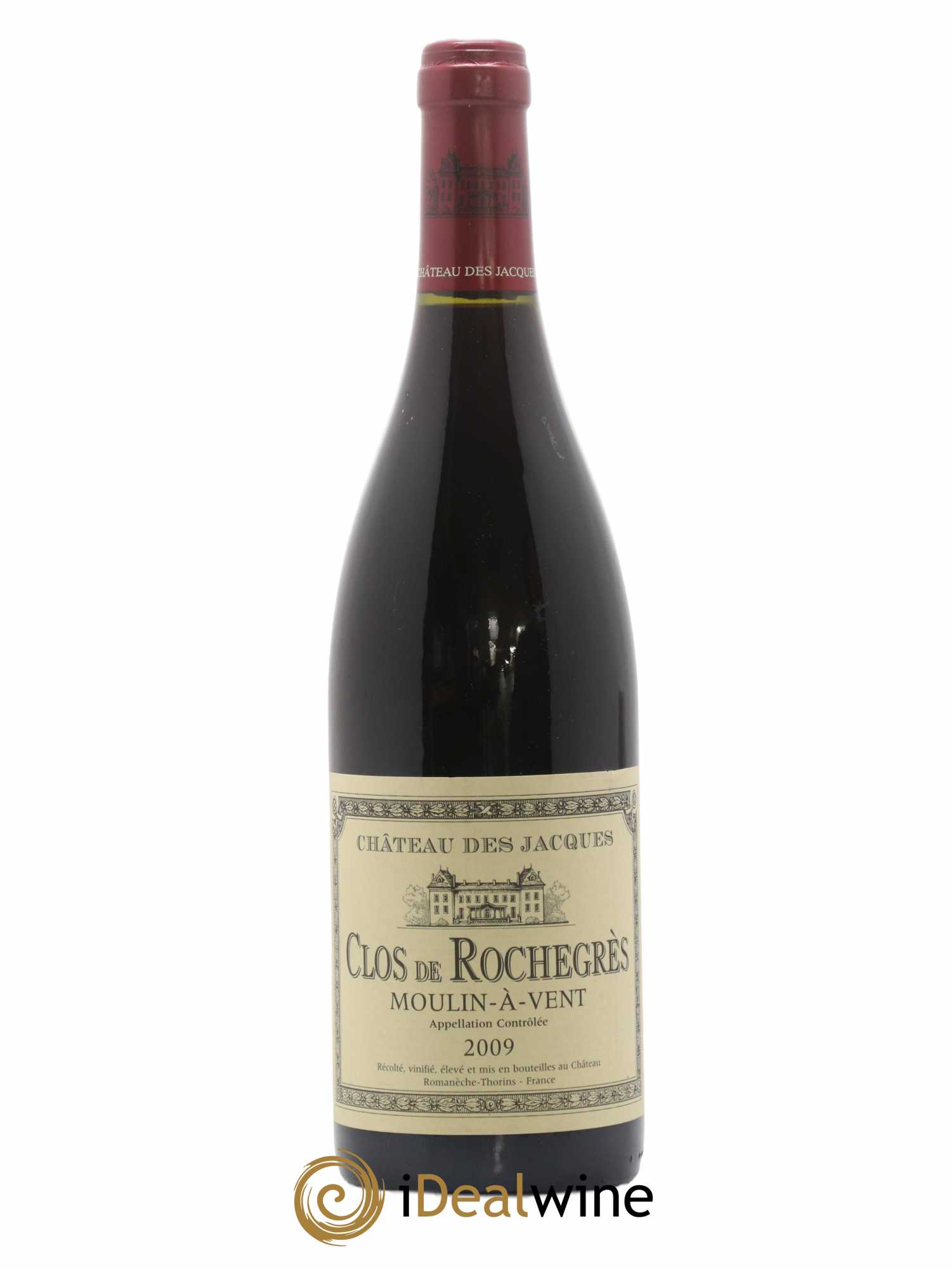 Moulin-à-Vent Clos de Rochegrès Château des Jacques 2009 - Lot de 1 bouteille - 0