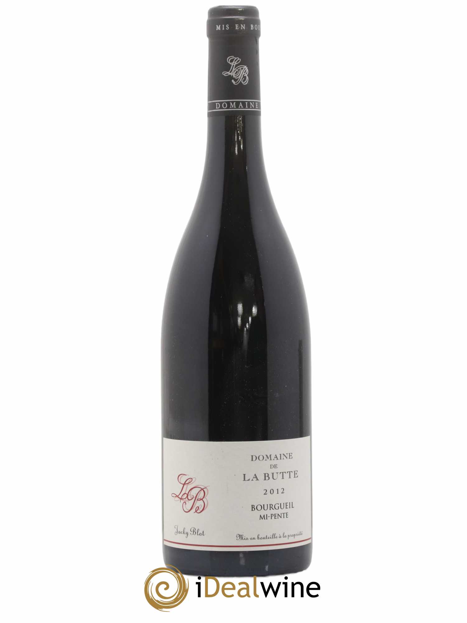 Bourgueil Mi-Pente Domaine de La Butte - Jacky Blot 2012 - Lot de 1 bouteille - 0
