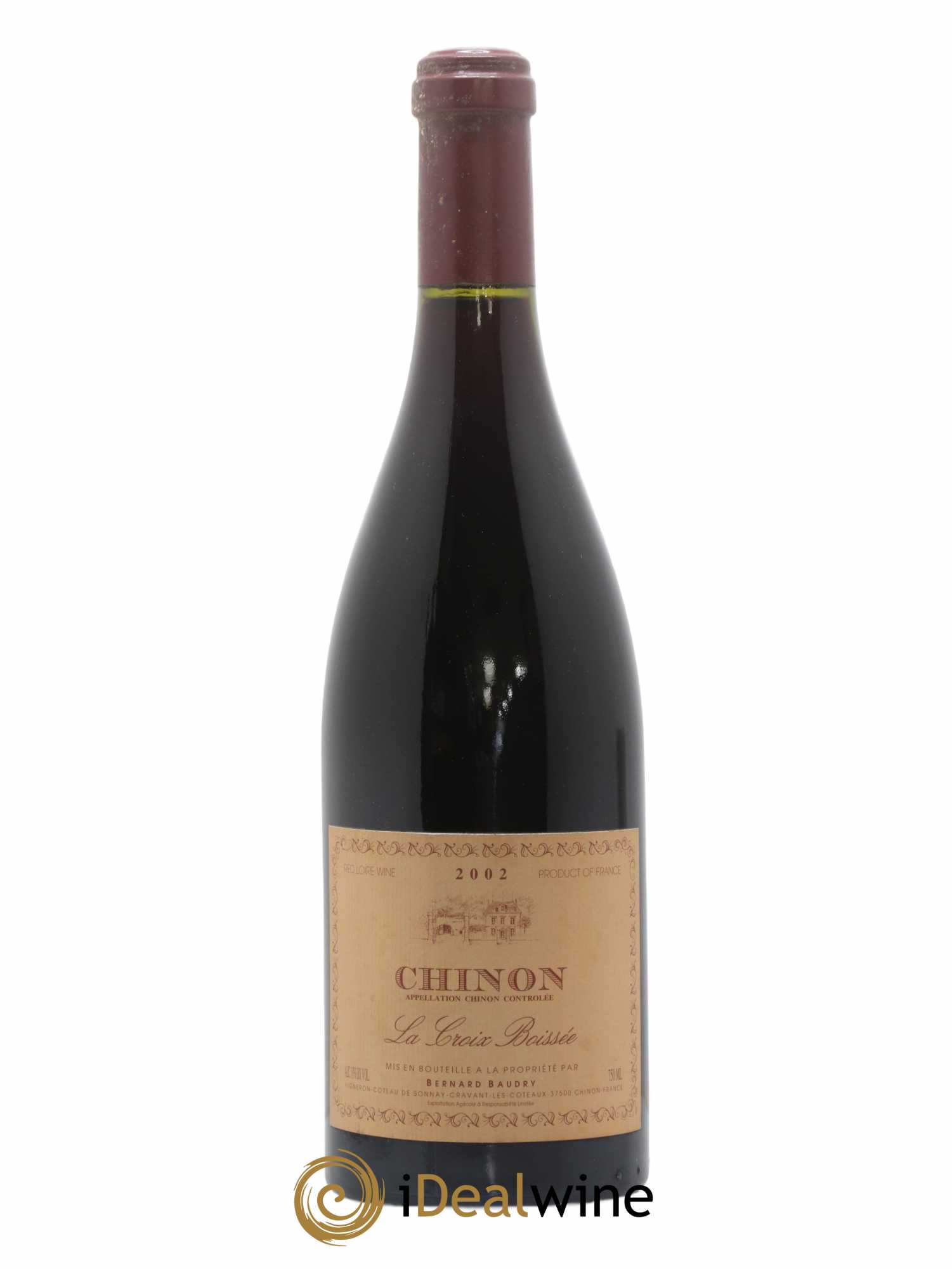 Chinon La Croix Boissée Bernard Baudry 2002 - Lot of 1 bottle - 0