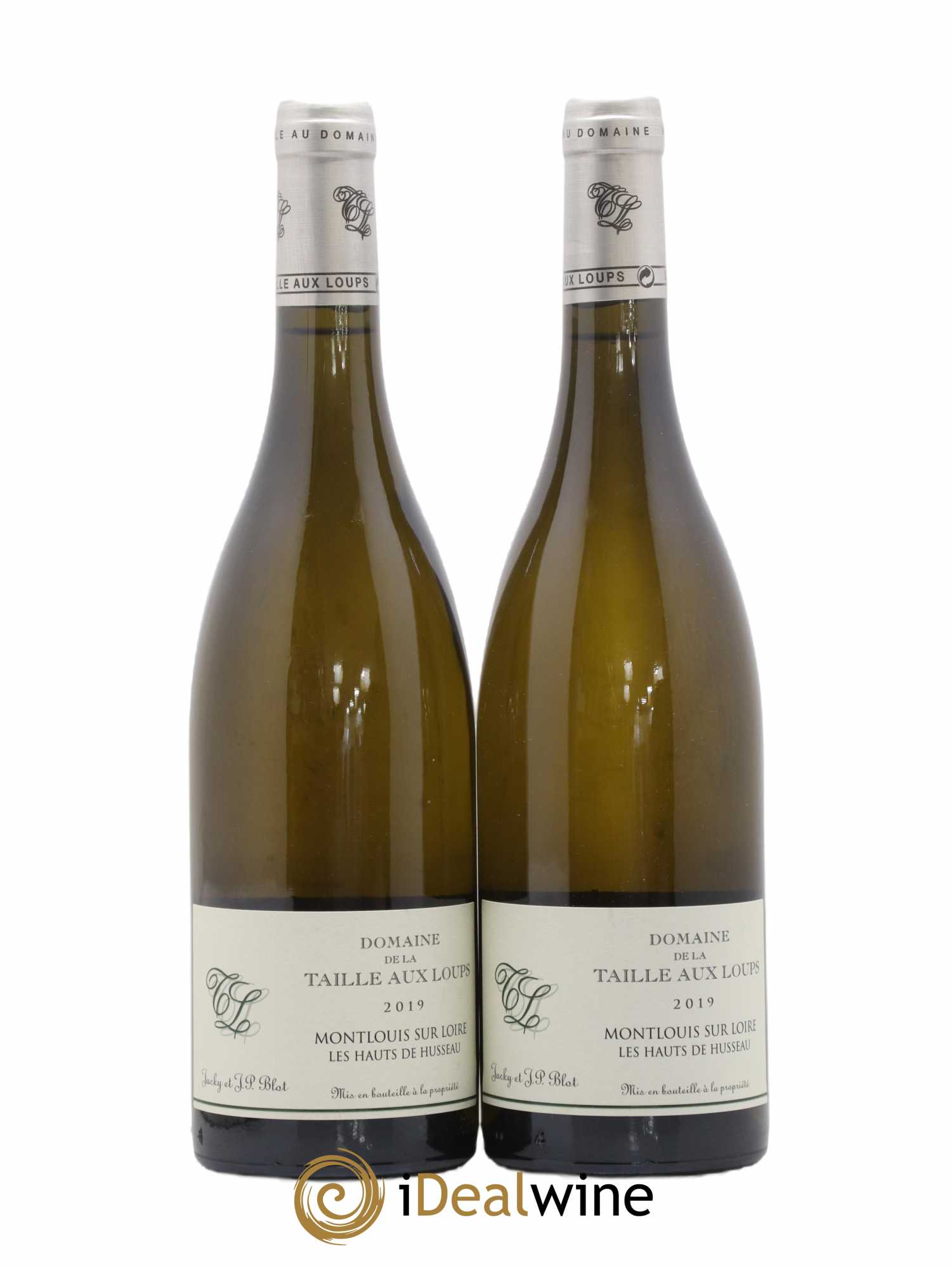 Montlouis-sur-Loire Les Hauts de Husseau La Taille aux Loups - Jacky Blot 2019 - Lot de 2 bouteilles - 0