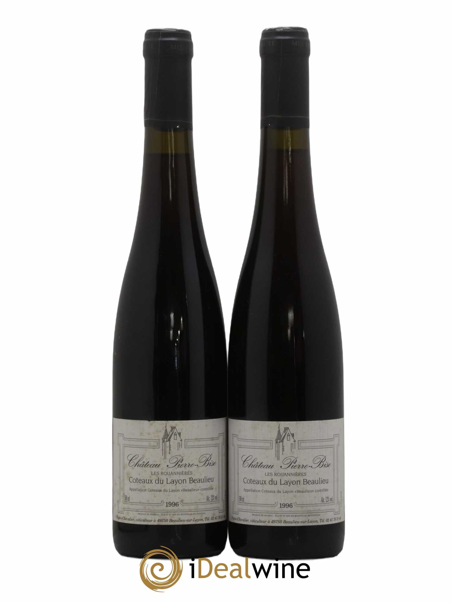 Coteaux du Layon Beaulieu Les Rouannières Château Pierre-Bise 50cl 1996 - Lotto di 2 bottiglie - 0