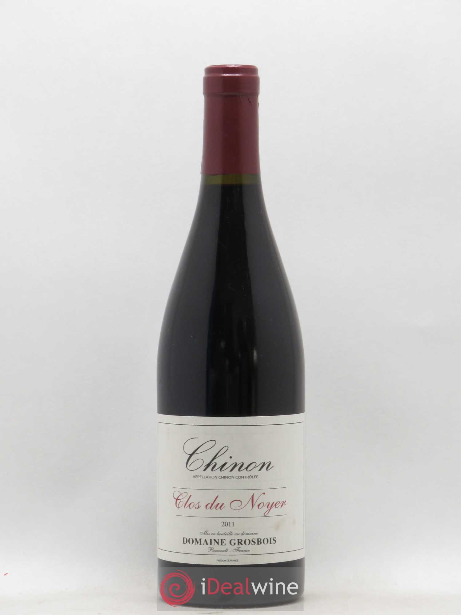 Chinon Clos du Noyer Domaine Grosbois 2011 - Lot de 1 bouteille - 0