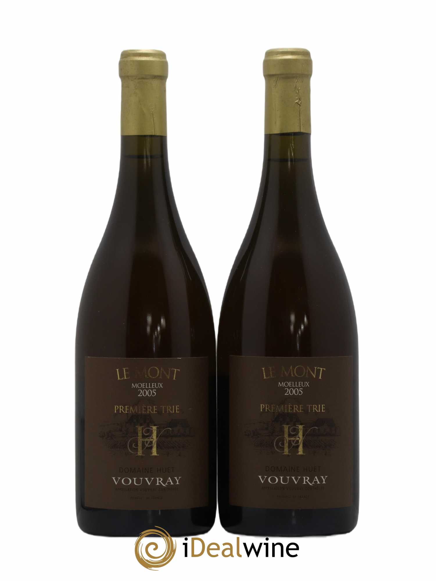 Vouvray Le Mont Moelleux 1ère Trie Domaine Huet 2005 - Lotto di 2 bottiglie - 0
