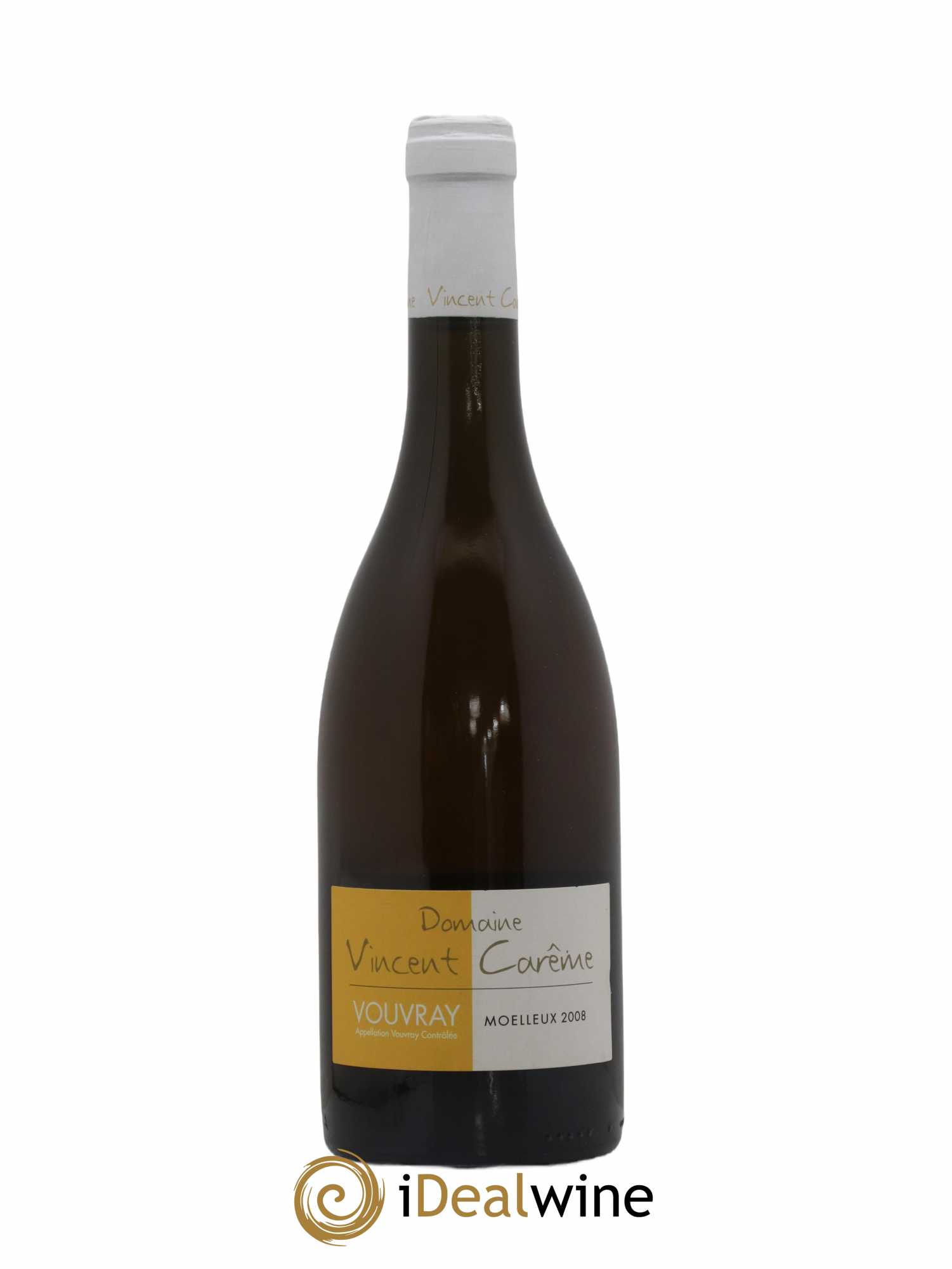 Vouvray Moelleux Domaine Vincent Carême 2008 - Lot de 1 bouteille - 0