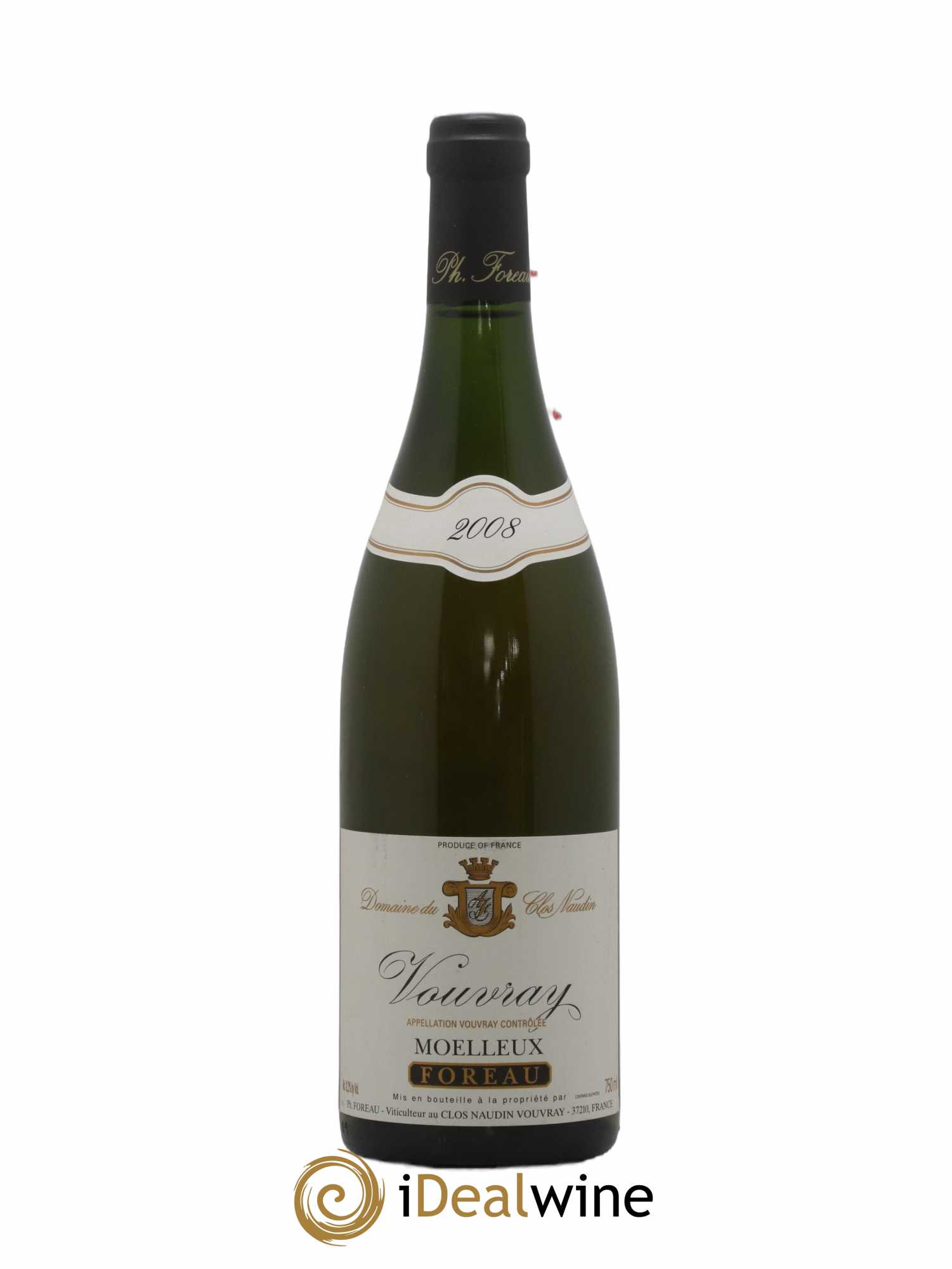 Vouvray Moelleux Clos Naudin - Philippe Foreau 2008 - Lot of 1 bottle - 0