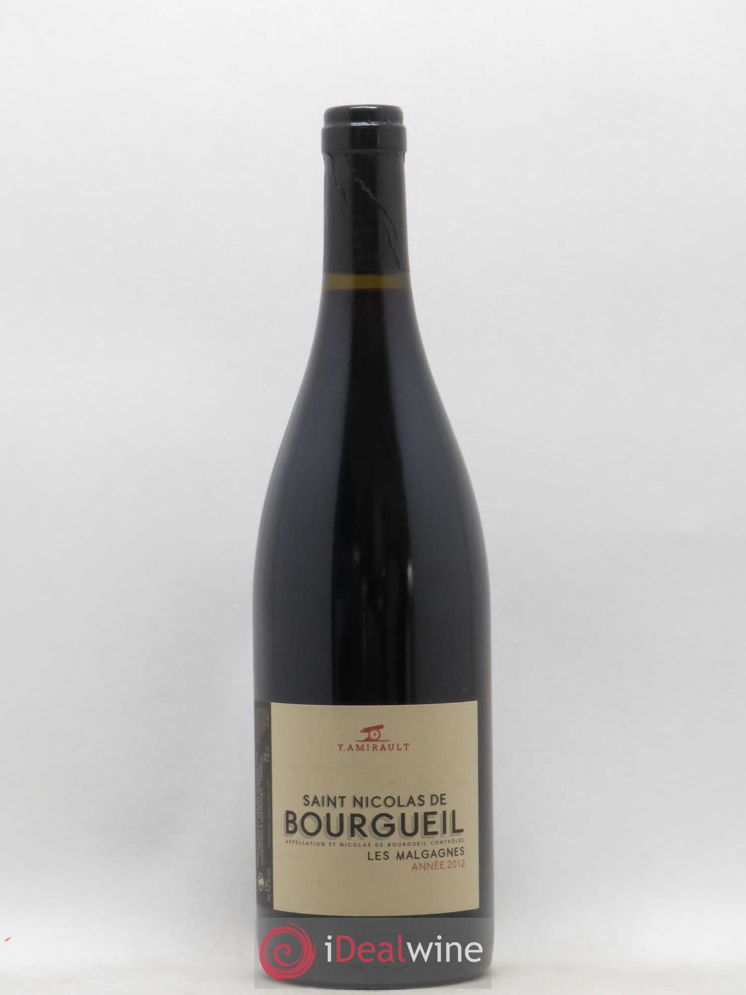 Saint-Nicolas de Bourgueil Les Malgagnes Yannick Amirault (Domaine) 2012 - Lot de 1 bouteille - 0