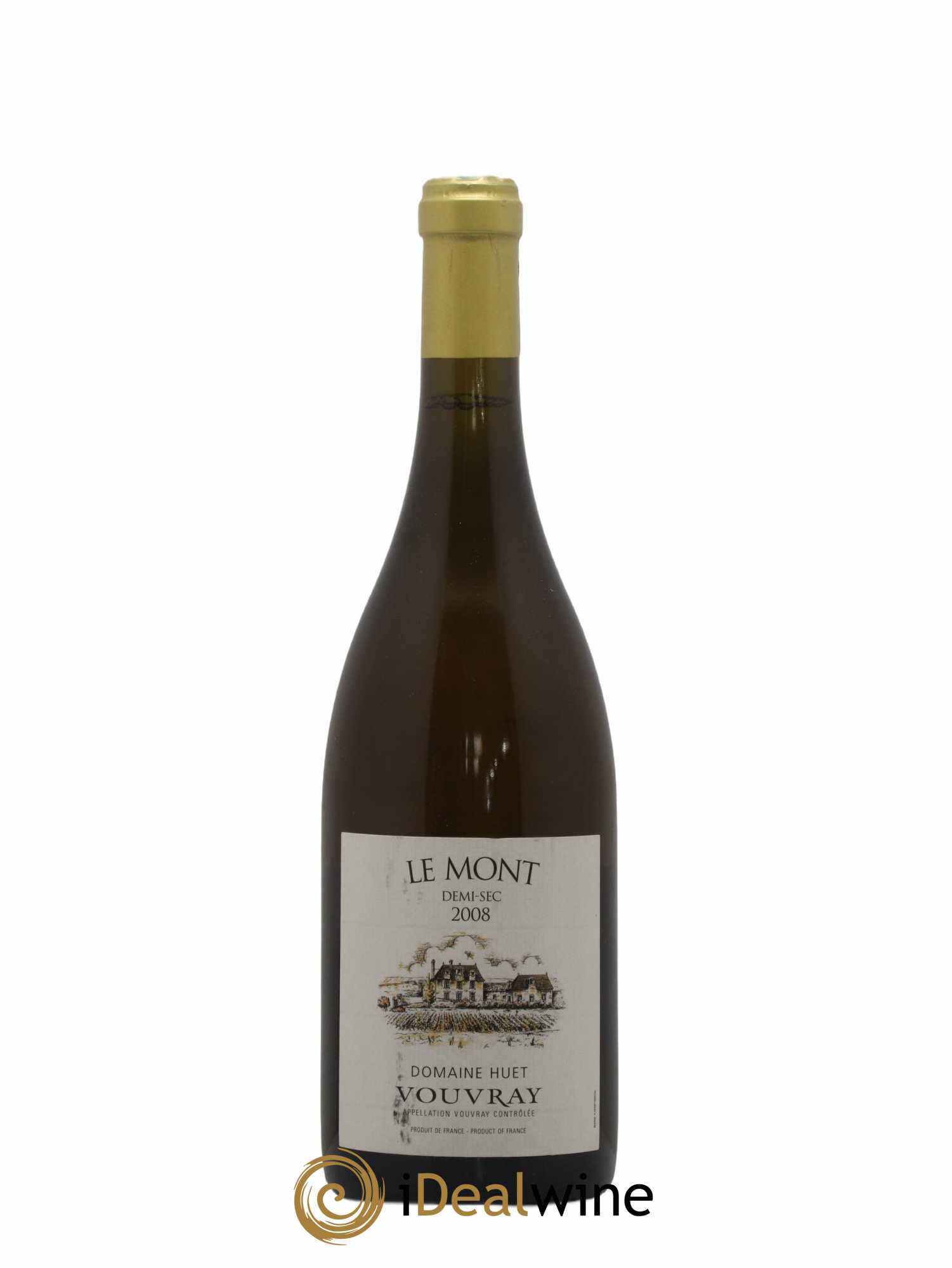 Vouvray Le Mont Demi-Sec Domaine Huet 2008 - Lot de 1 bouteille - 0