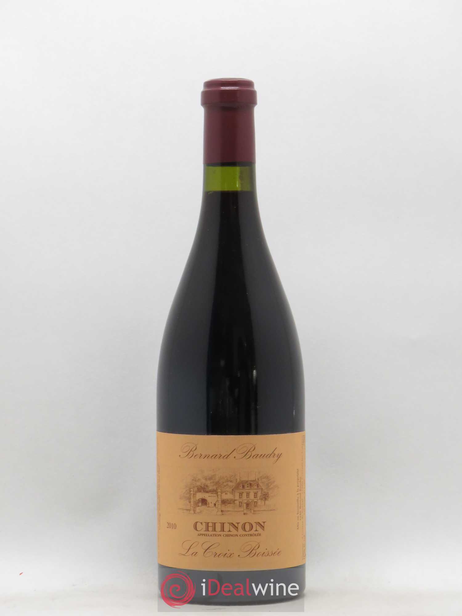 Chinon La Croix Boissée Bernard Baudry 2010 - Lot de 1 bouteille - 0