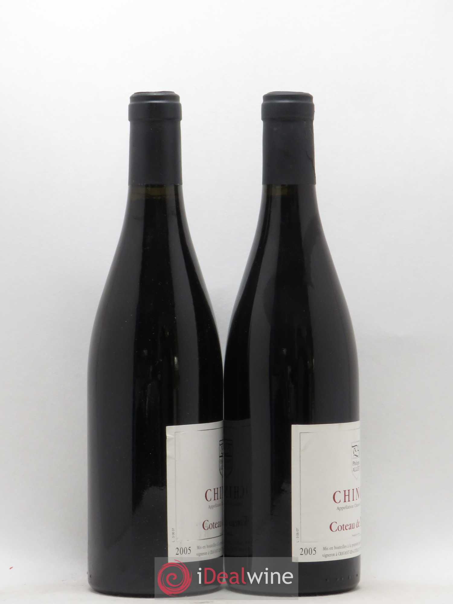 Chinon Coteau de Noiré Philippe Alliet 2005 - Lot de 2 bouteilles - 1