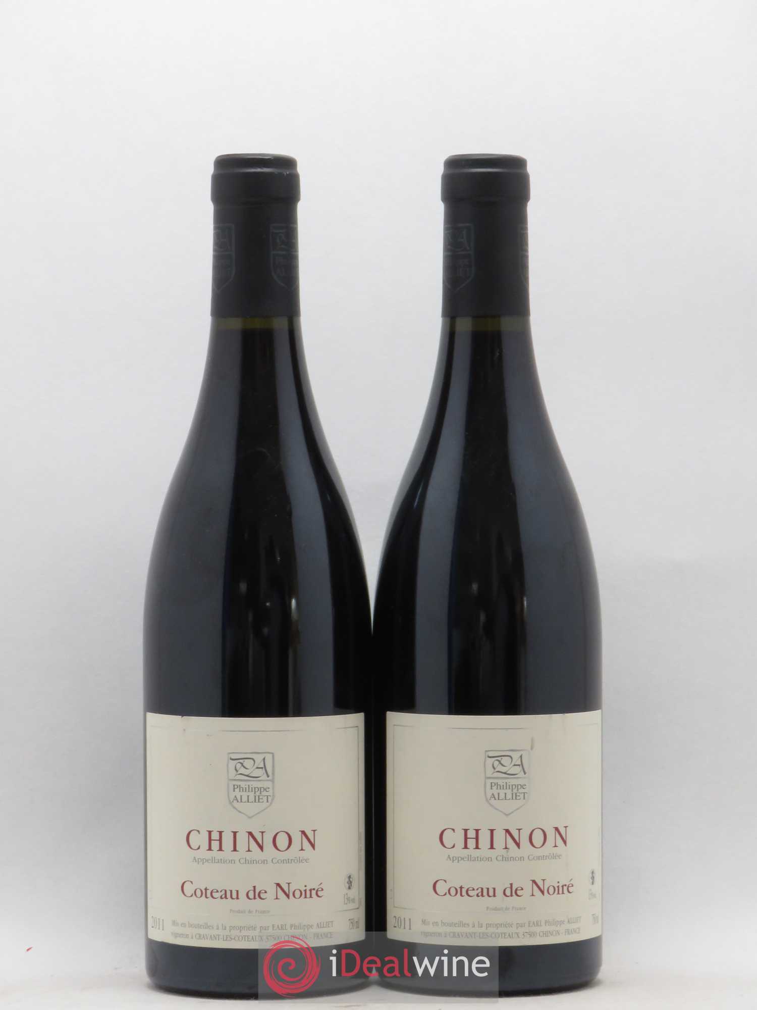 Chinon Coteau de Noiré Philippe Alliet 2011 - Lot de 2 bouteilles - 0
