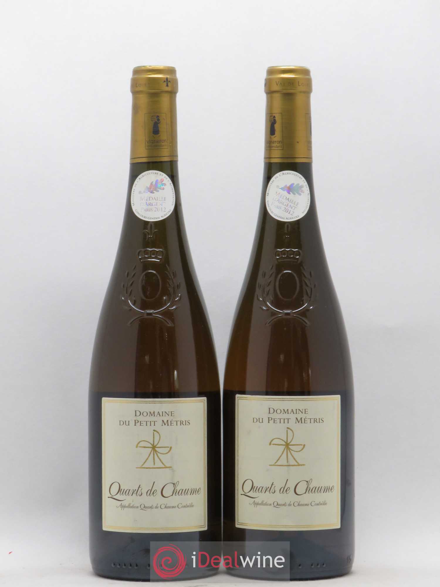 Quarts de Chaume 51 Domaine Petit Métris 2010 - Lotto di 2 bottiglie - 0