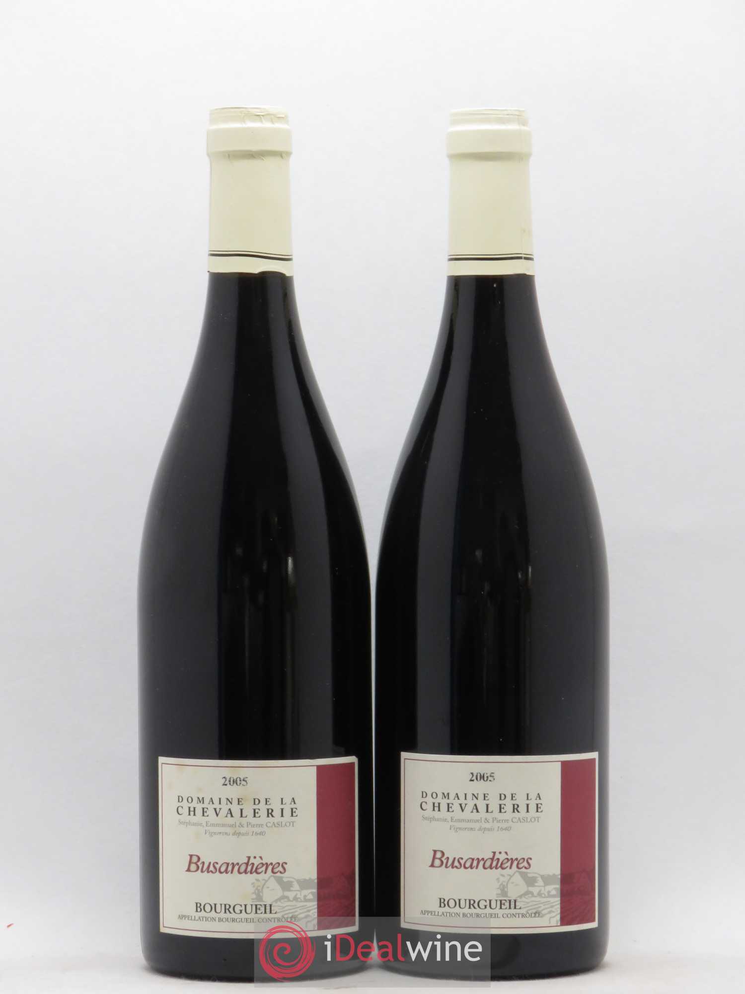 Bourgueil Busardières Domaine de la Chevalerie 2005 - Lot de 2 bouteilles - 0