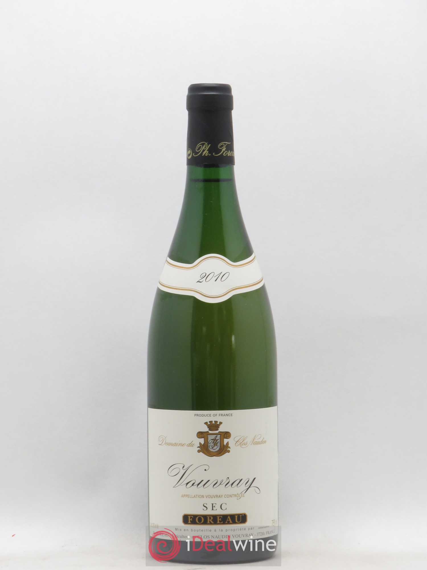 Vouvray Sec Clos Naudin - Philippe Foreau 2010 - Lot de 1 bouteille - 0