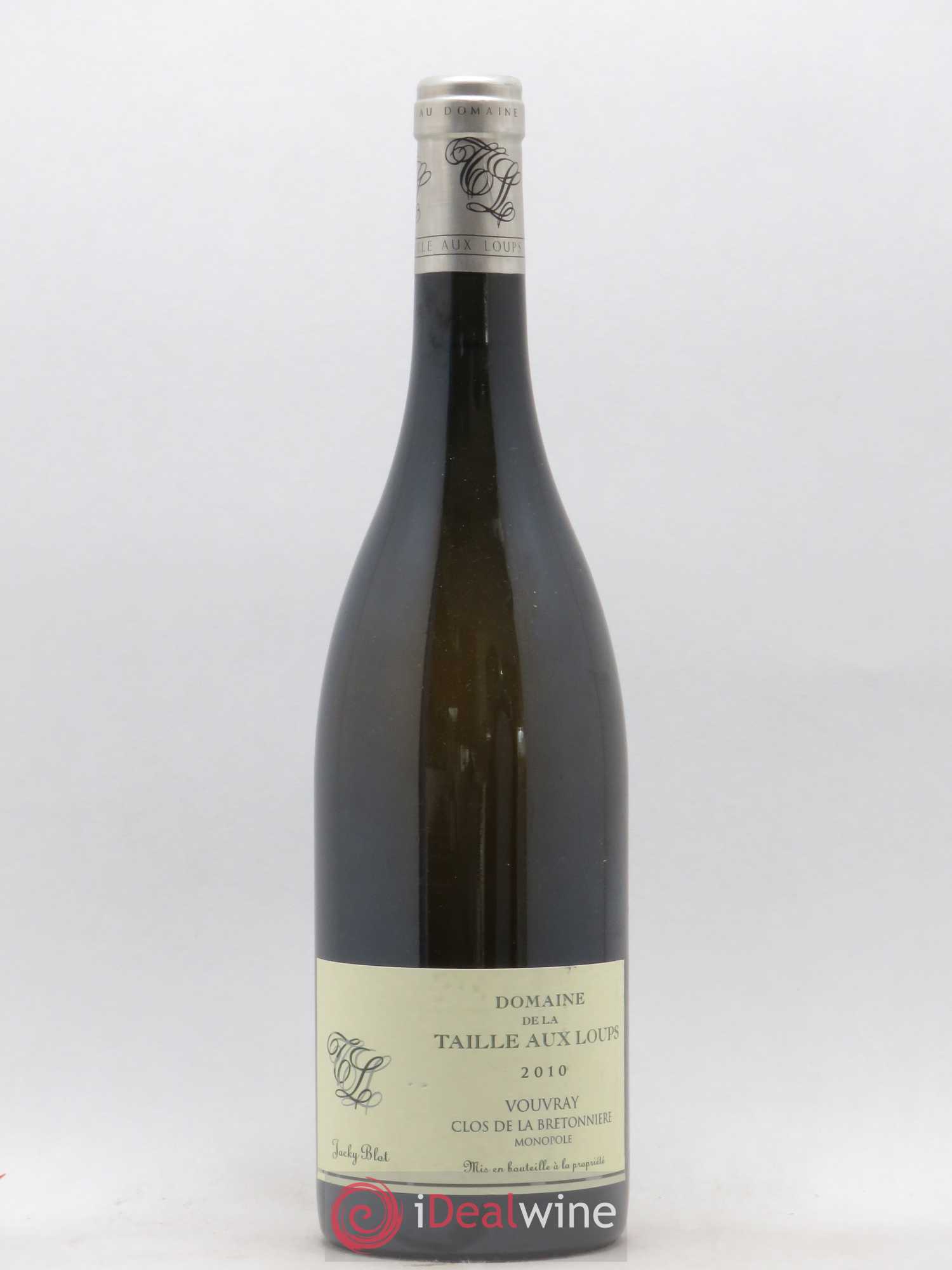 Vouvray Clos de la Bretonnière La Taille aux Loups 2010 - Lot de 1 bouteille - 0