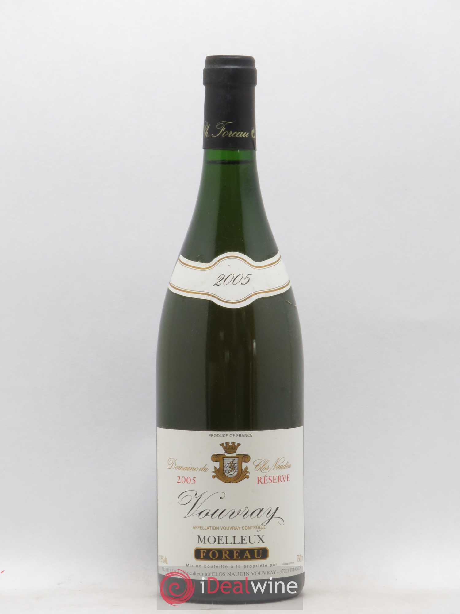Vouvray Moelleux Réserve Clos Naudin - Philippe Foreau 2005 - Lotto di 1 bottiglia - 0