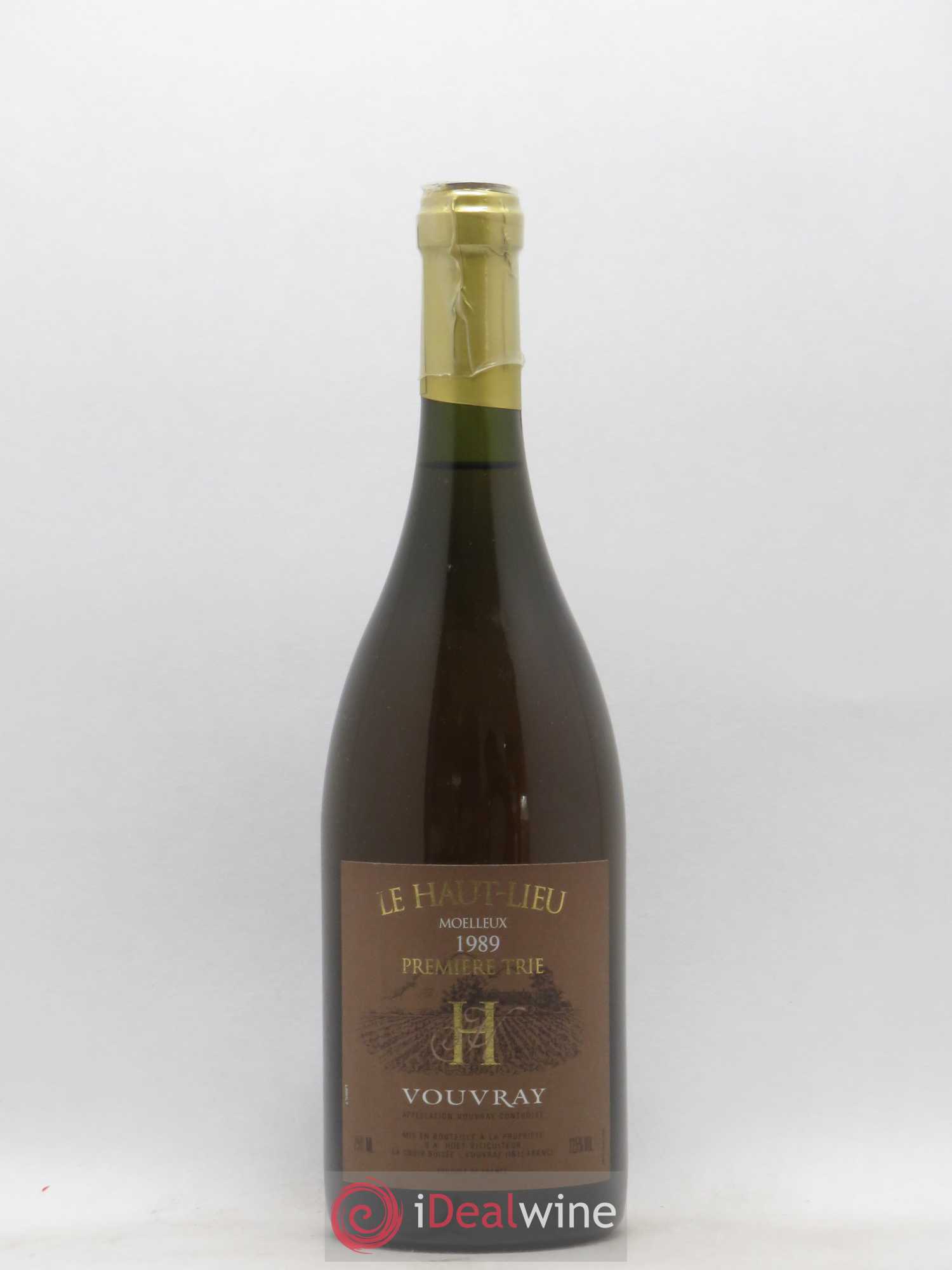 Vouvray Le Haut-Lieu Moelleux 1ère Trie Domaine Huet 1989 - Lot de 1 bouteille - 0