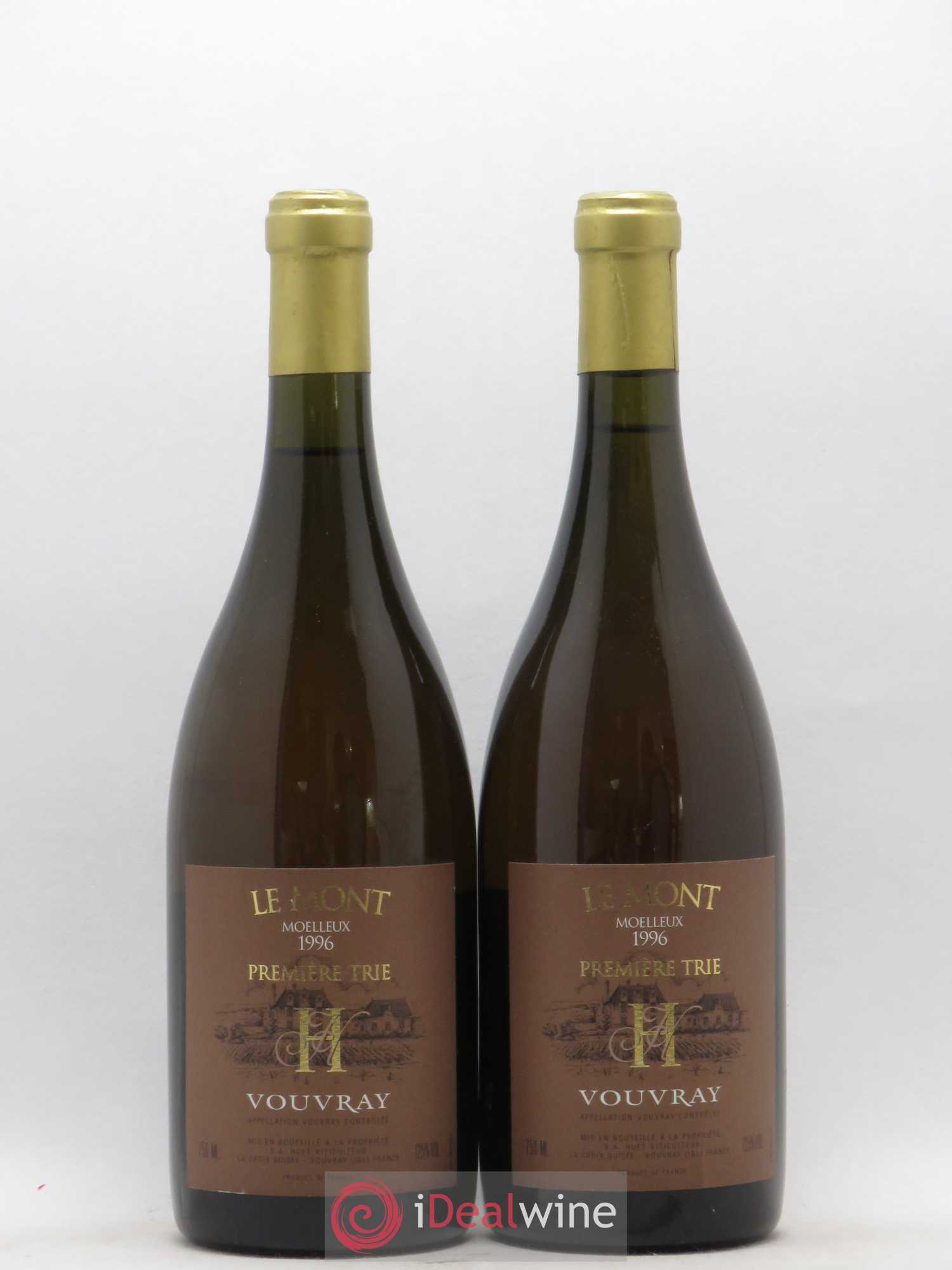 Vouvray Le Mont Moelleux 1ère Trie Domaine Huet 1996 - Lotto di 2 bottiglie - 0