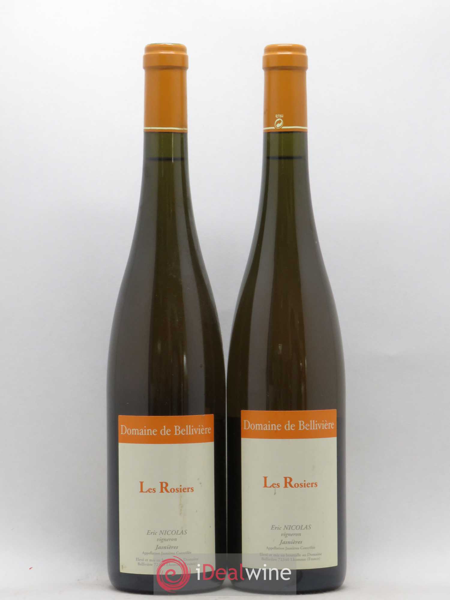 Jasnières Les Rosiers Domaine de Bellivière 2007 - Lot de 2 bouteilles - 0