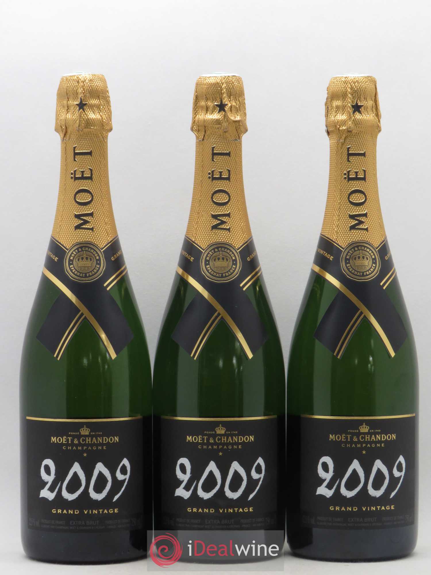 Grand Vintage Moët et Chandon 2009 - Lot de 3 bouteilles - 0
