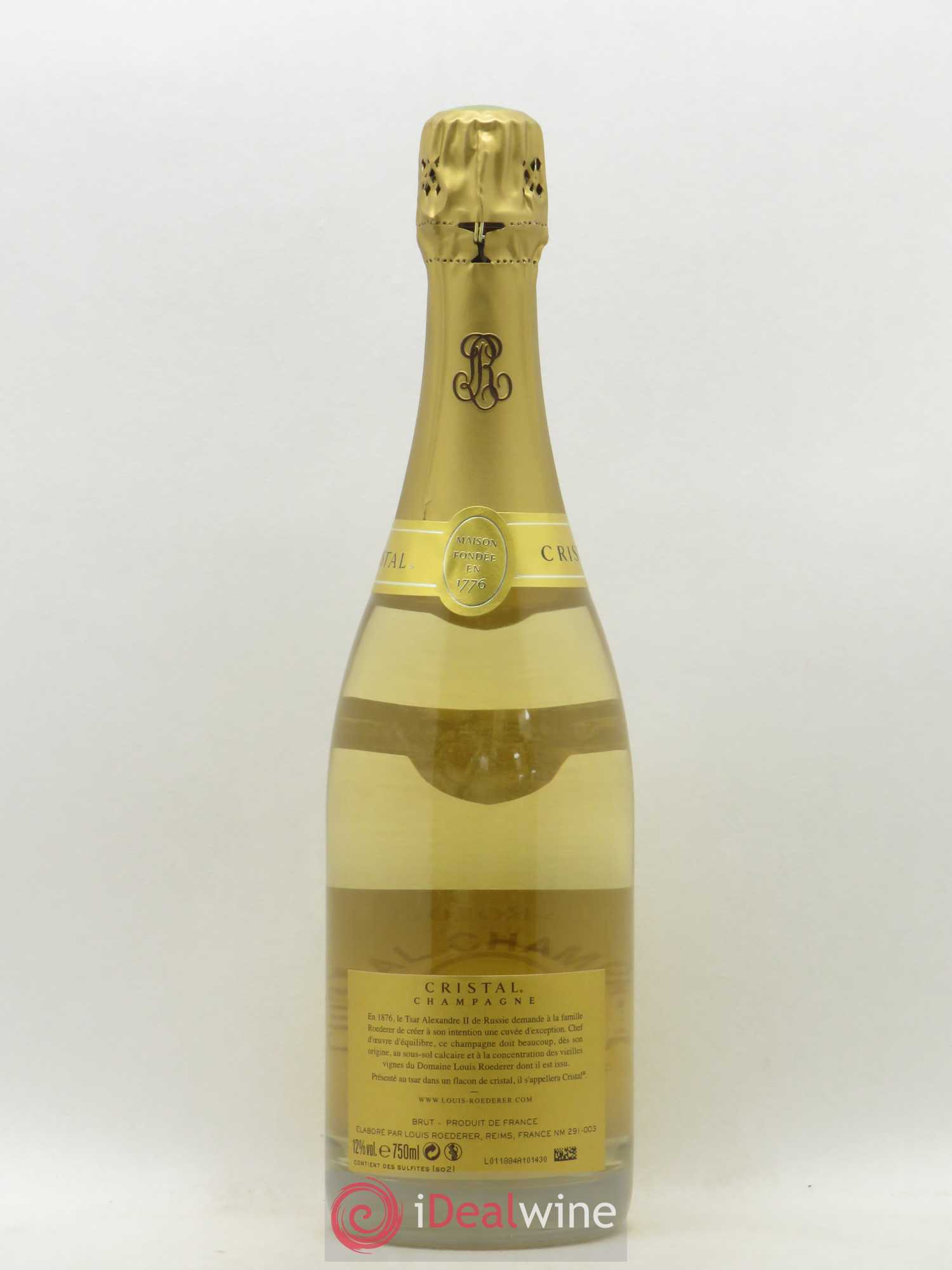 Cristal Louis Roederer 2009 - Lot de 1 bouteille - 1