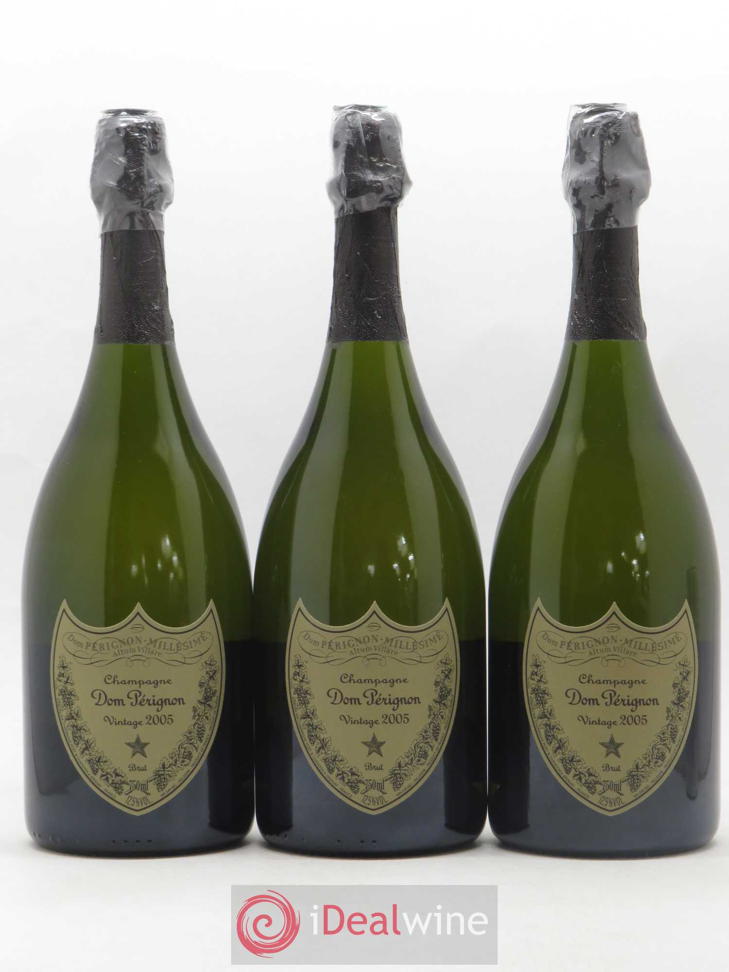 Brut Dom Pérignon 2005 - Lot de 3 bouteilles - 0