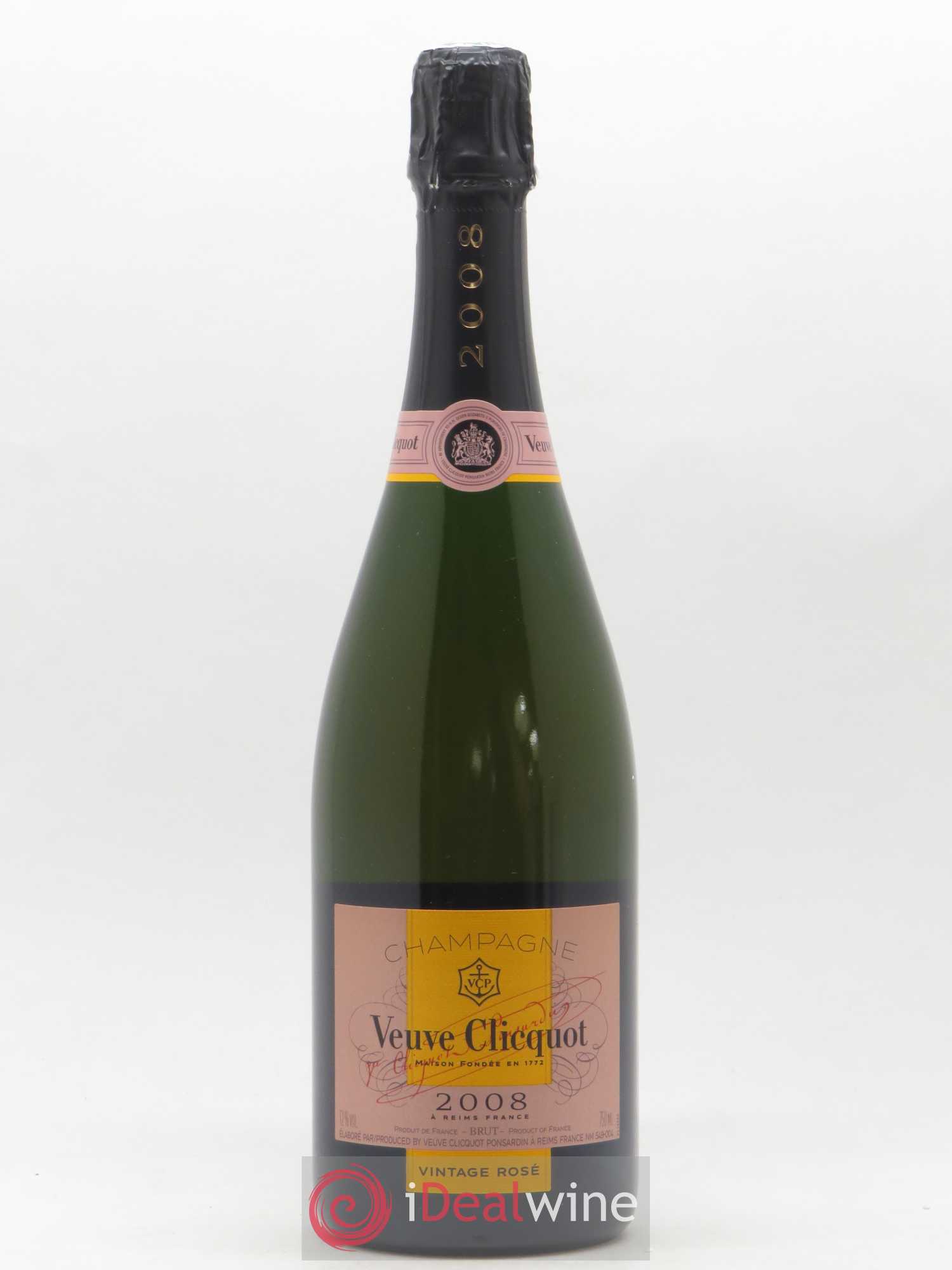 Vintage Rosé Veuve Clicquot 2008 - Lot de 1 bouteille - 0